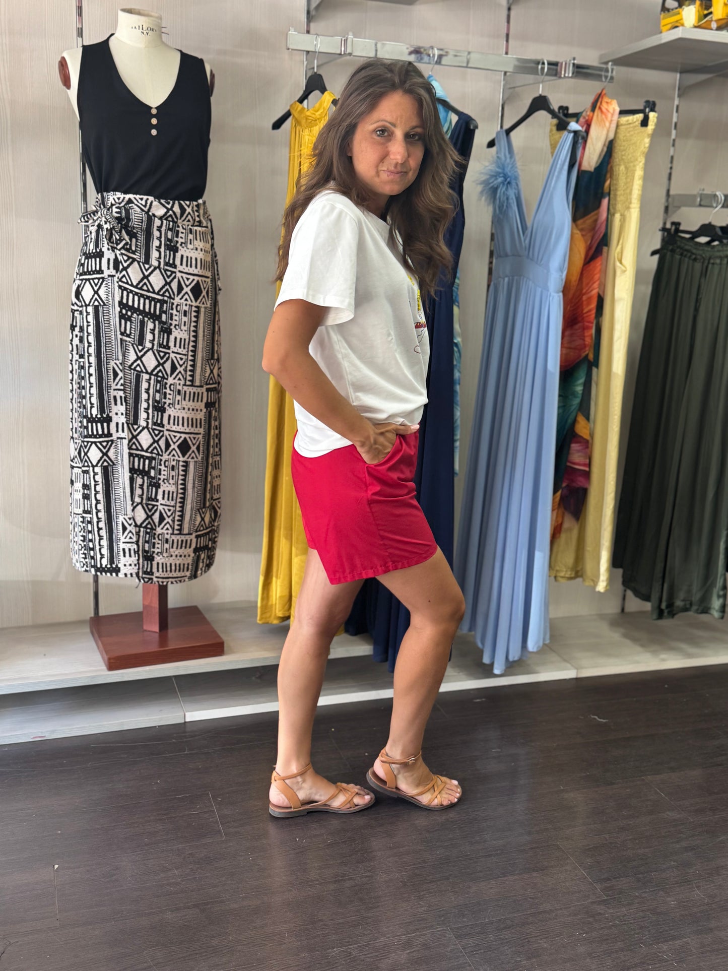 Bermuda Erika Rosso