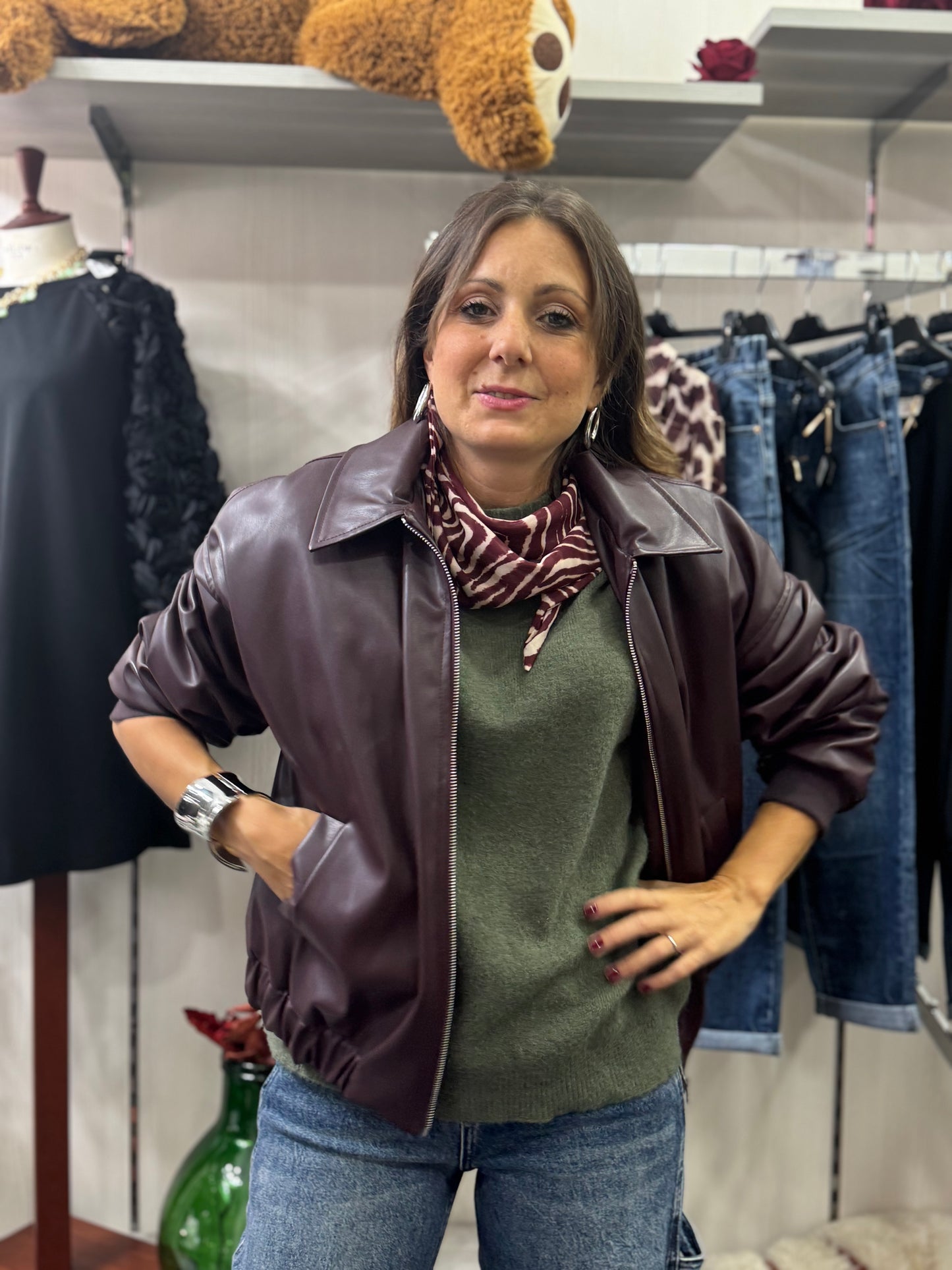Bomber Linz ecopelle