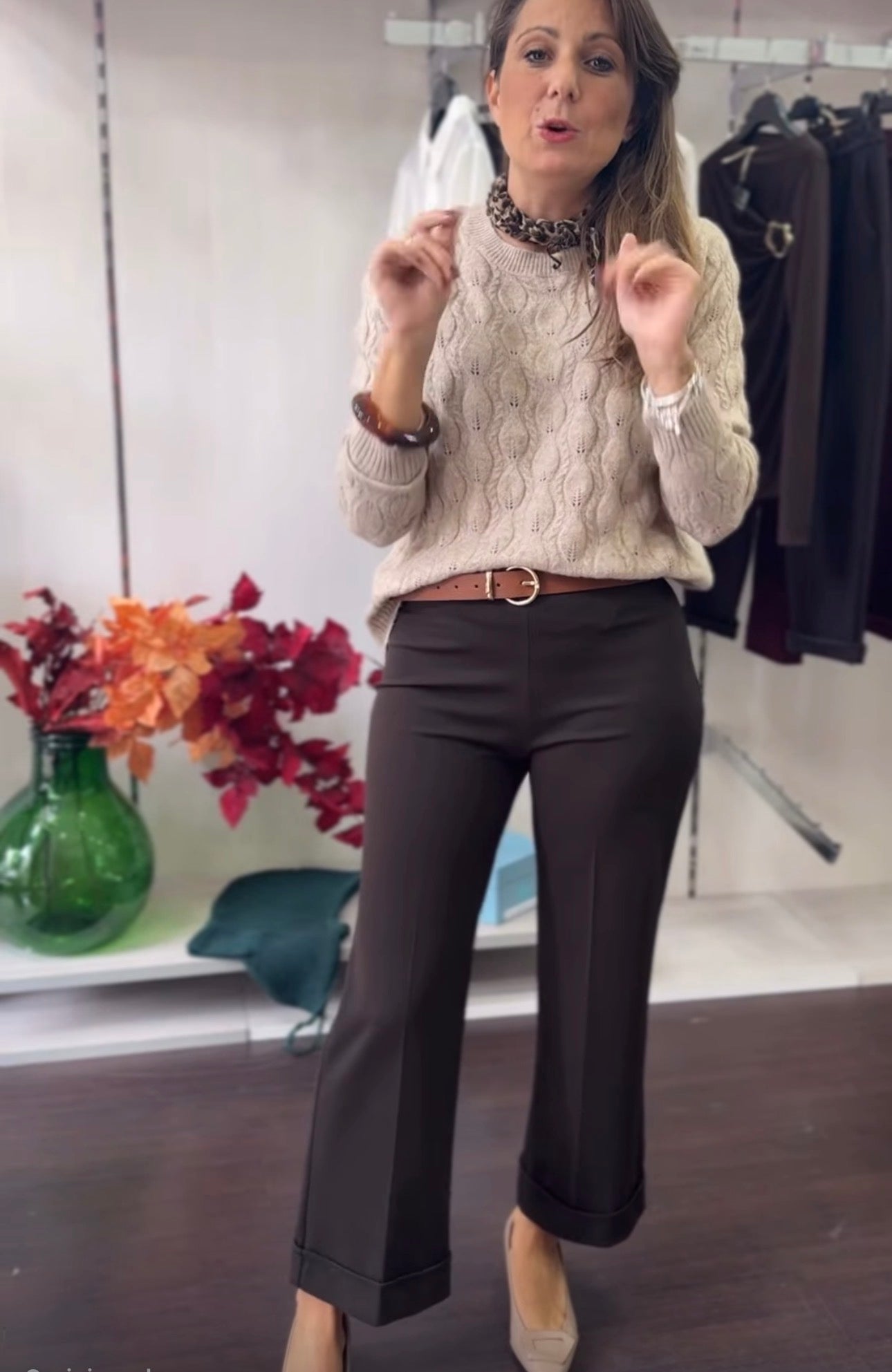 Pantalone Holly cioccolato