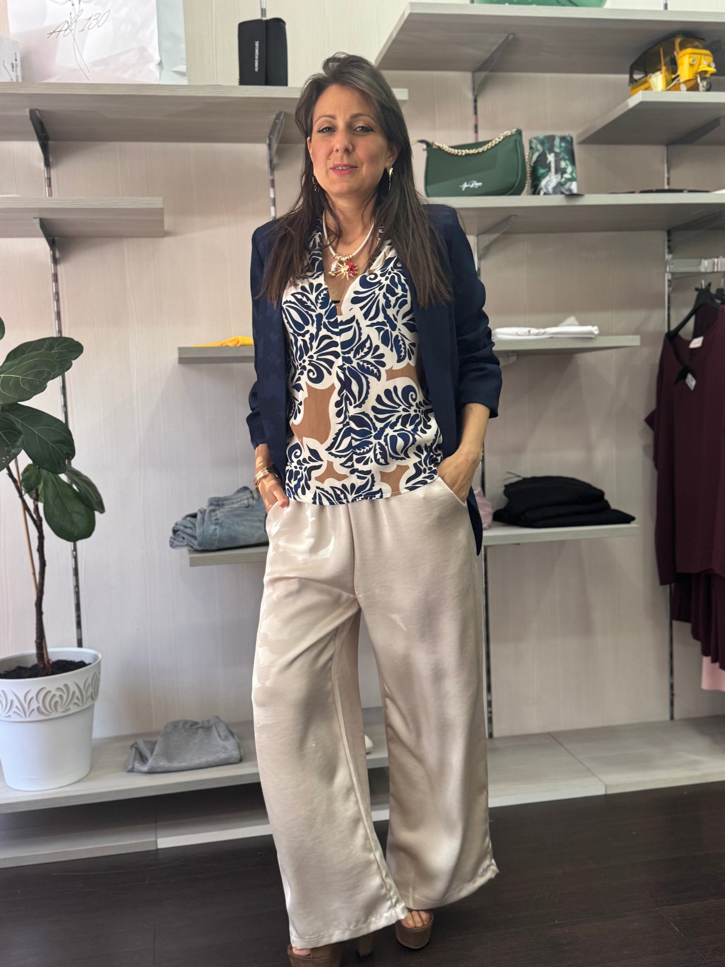 Pantalone Siviglia Avorio