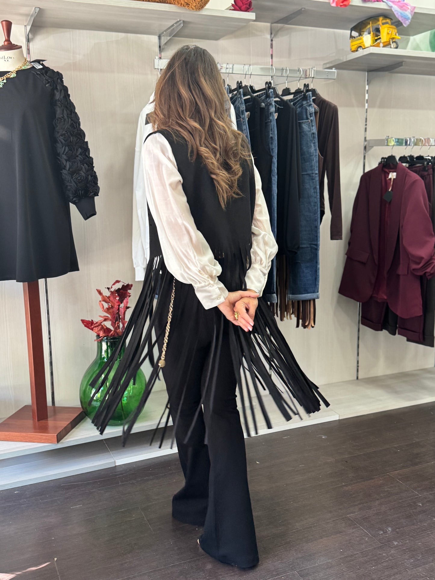 Gilet Texas Nero