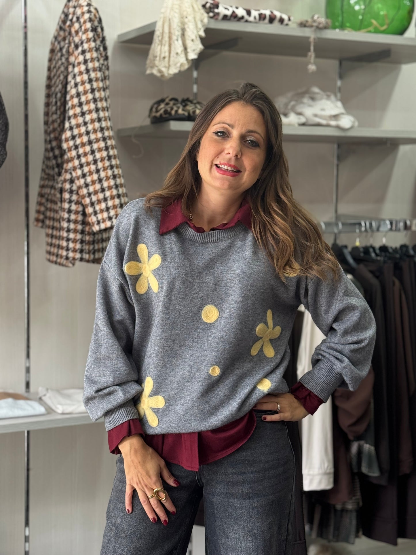 Maglioncino Sondrio grigio