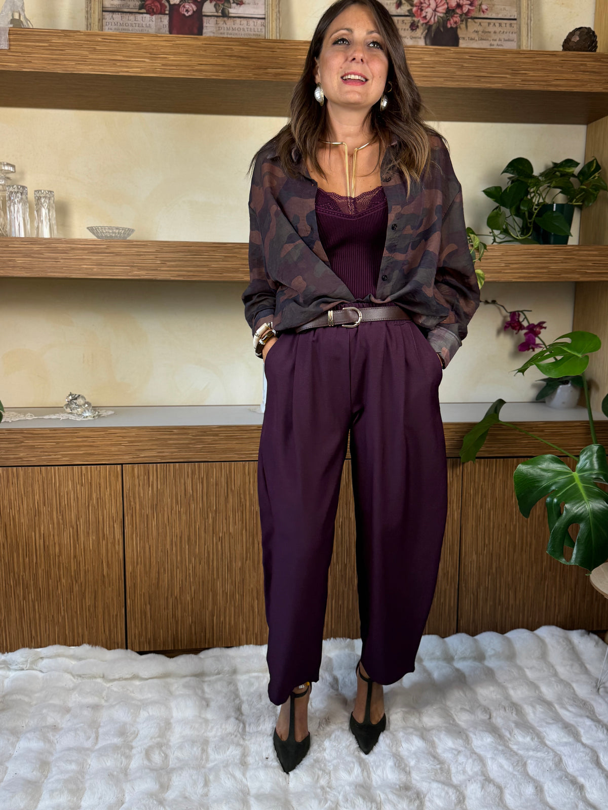 Pantalone viola