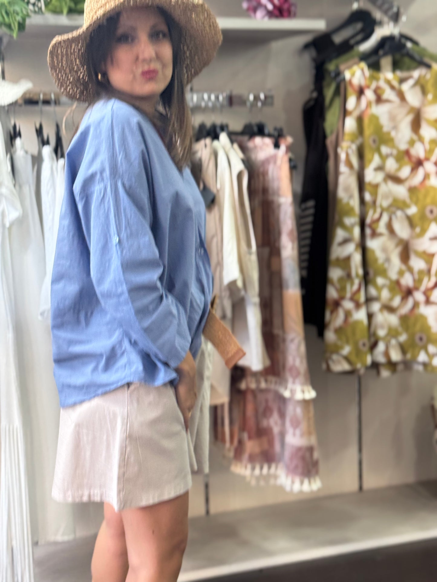 Camicia celeste