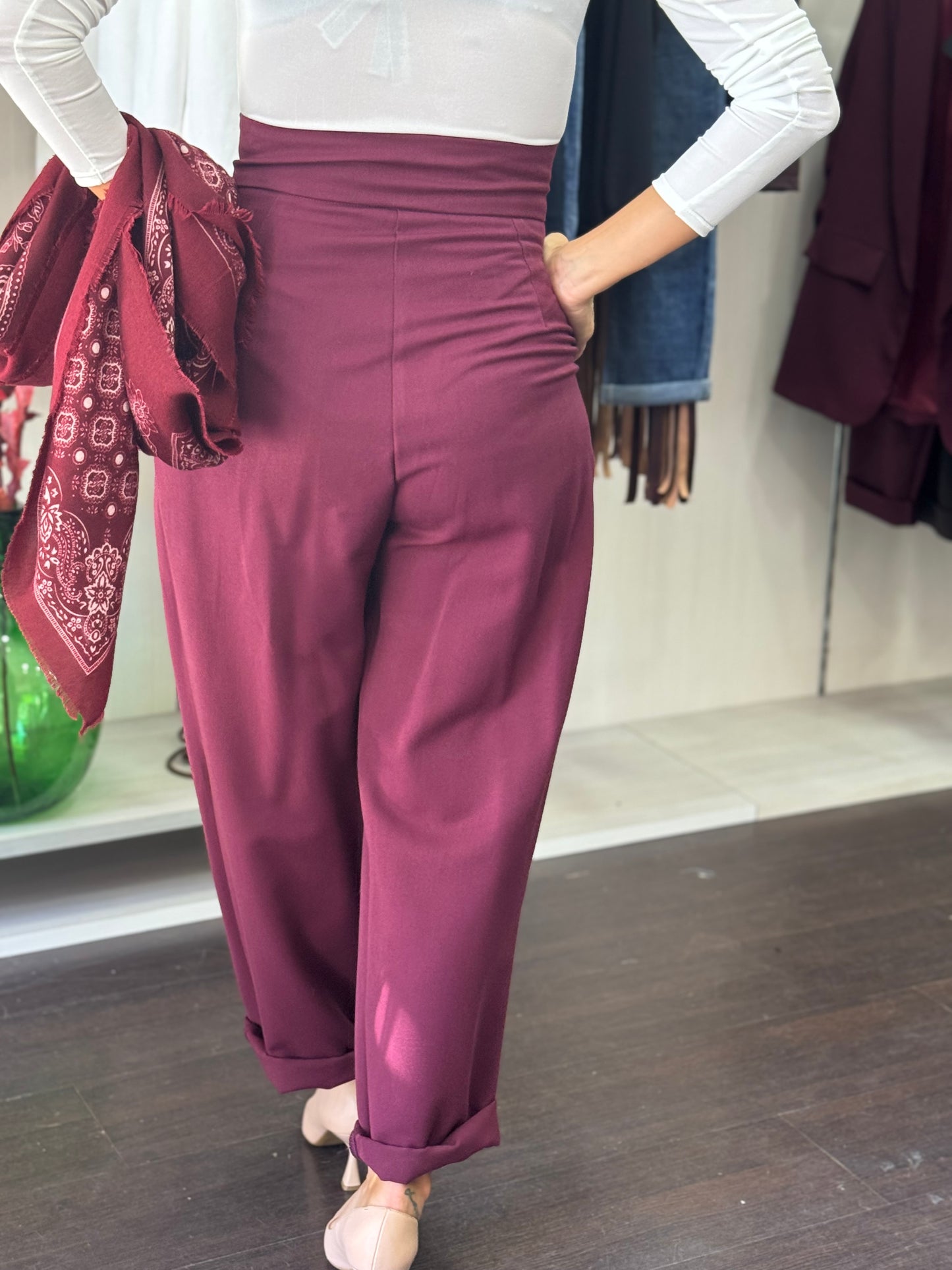 Pantalone jesolo Bordeaux