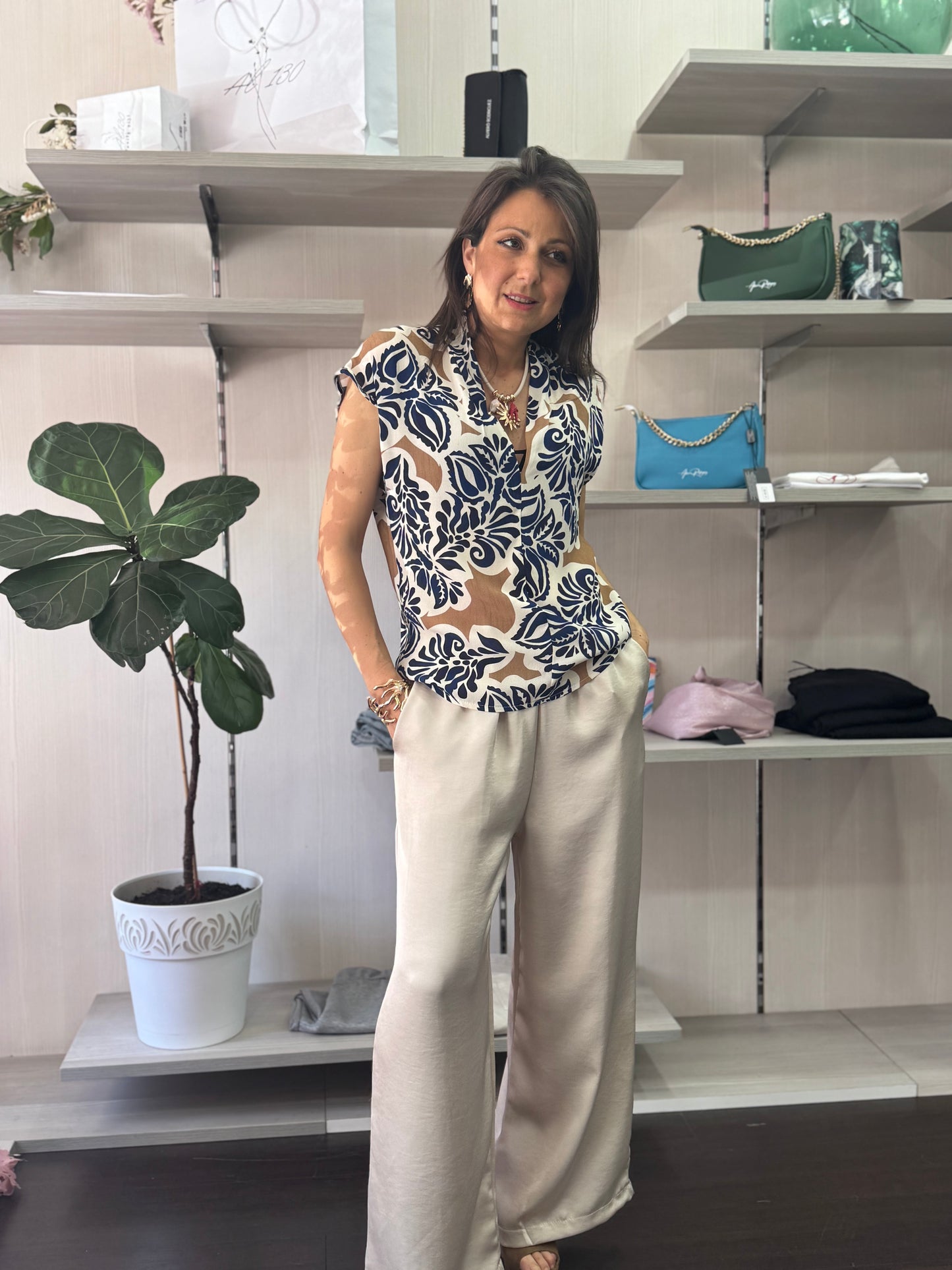 Pantalone Siviglia Avorio