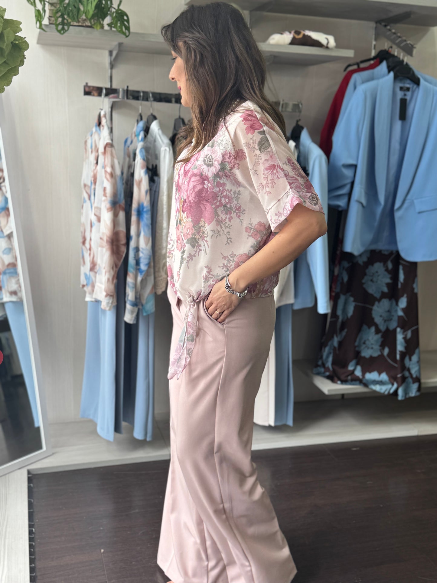 Pantalone cipria