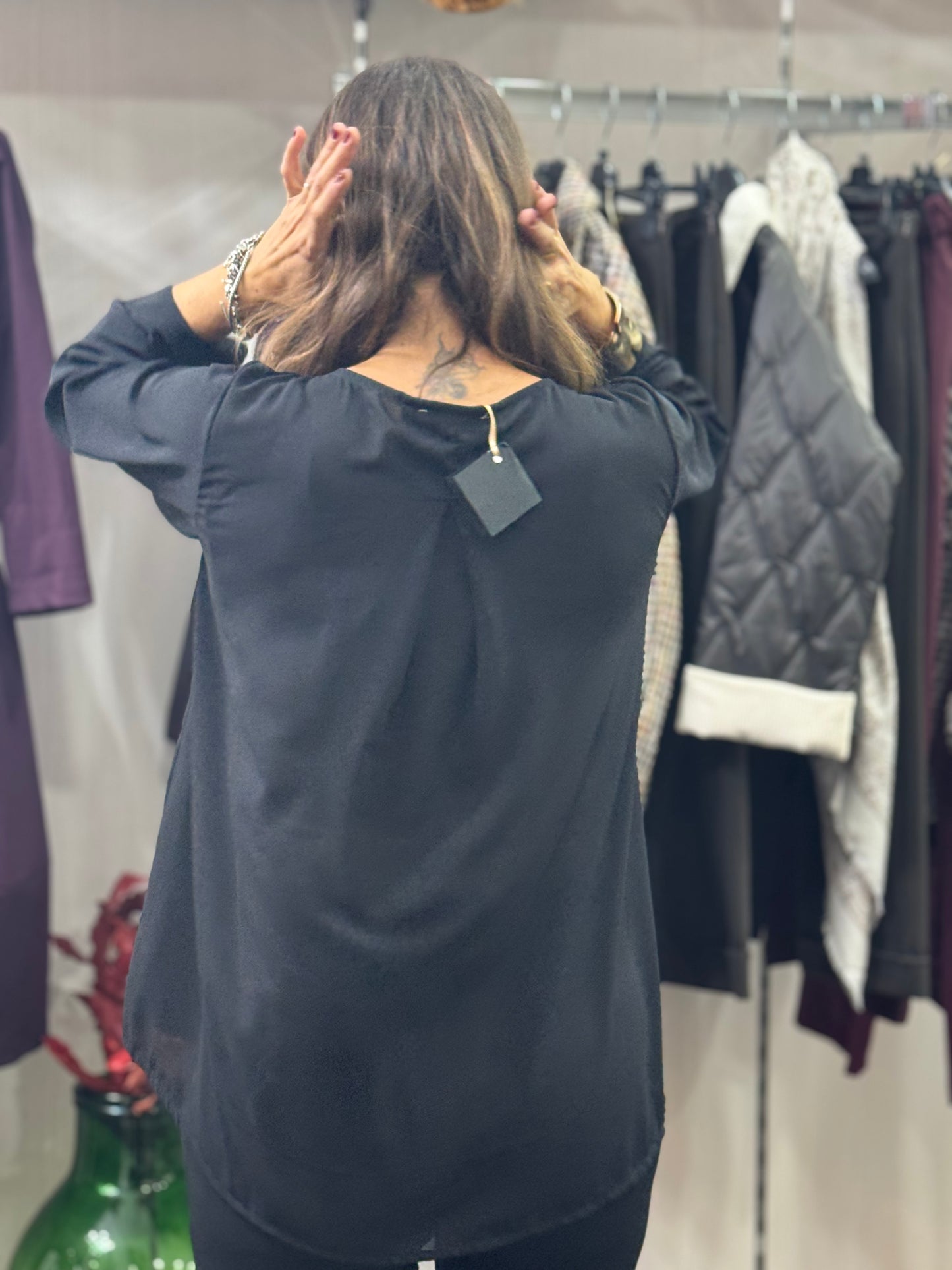 Blusa Berlino nero