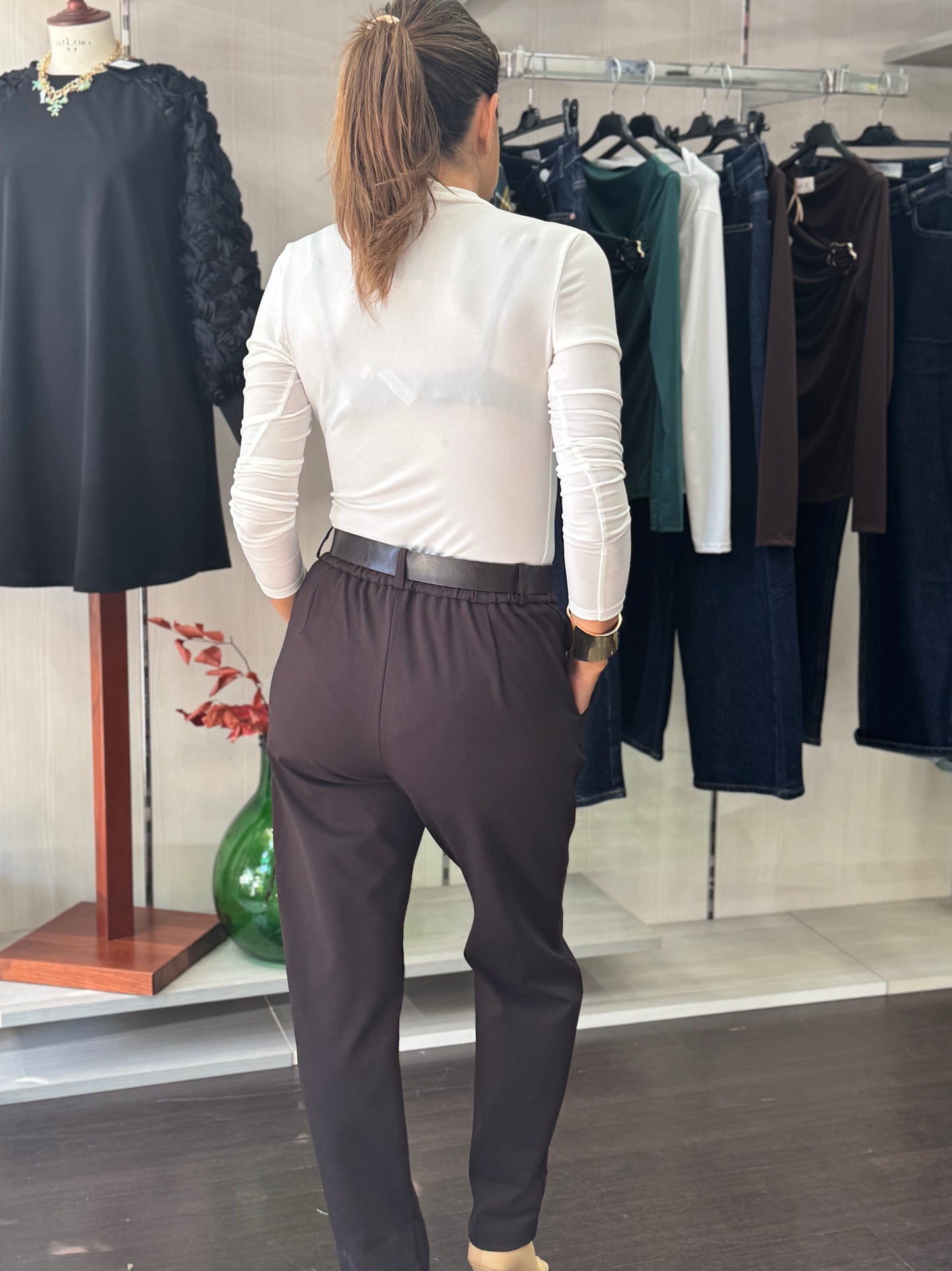 Pantalone Yoga cioccolato