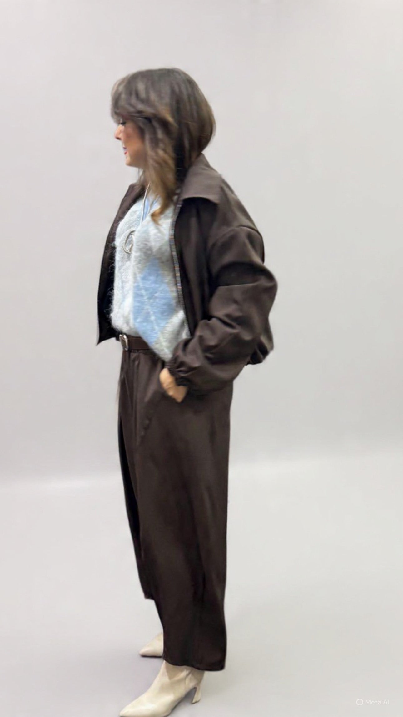 Pantalone baloon cioccolato