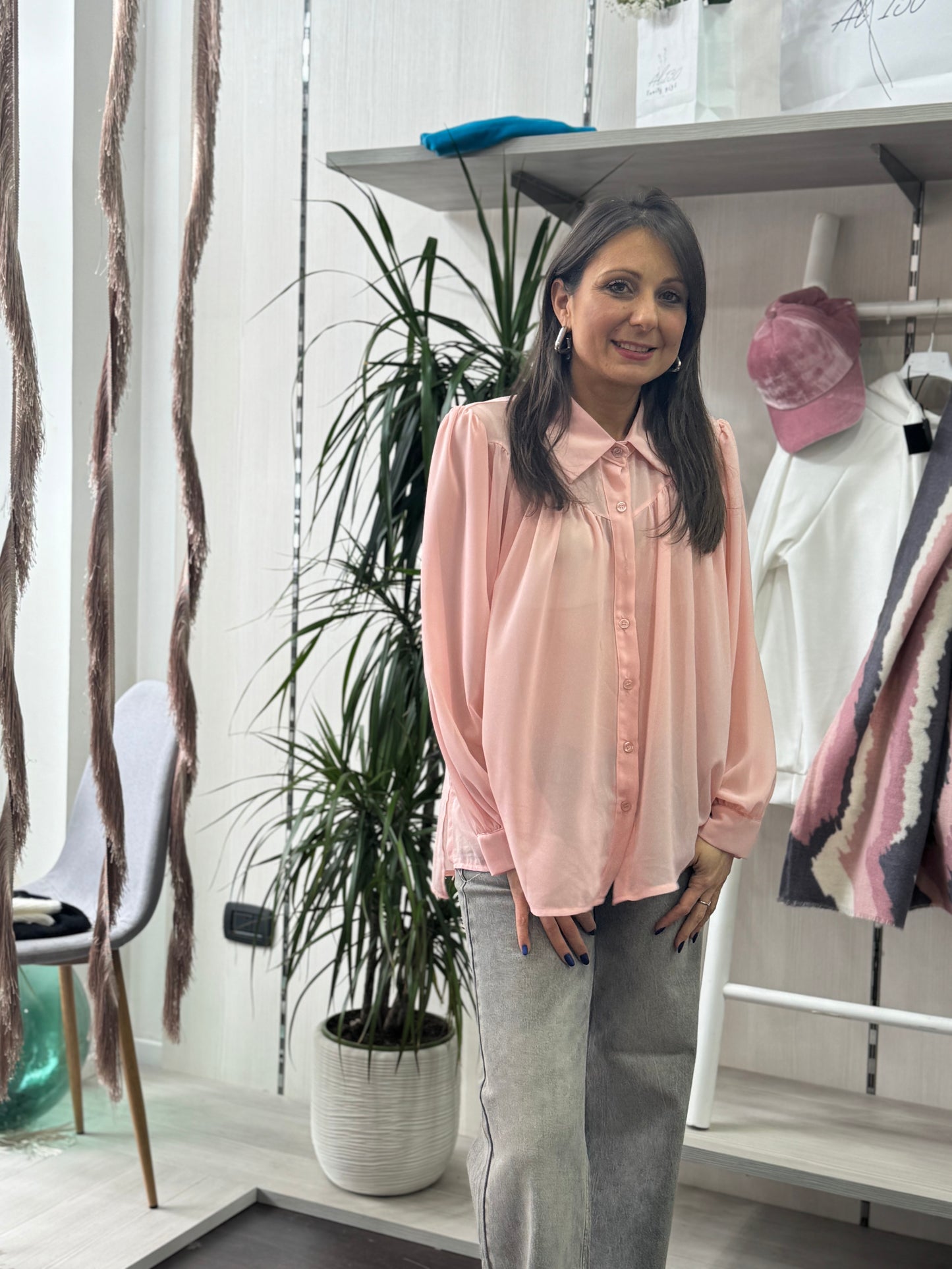 Camicia Irene rosa