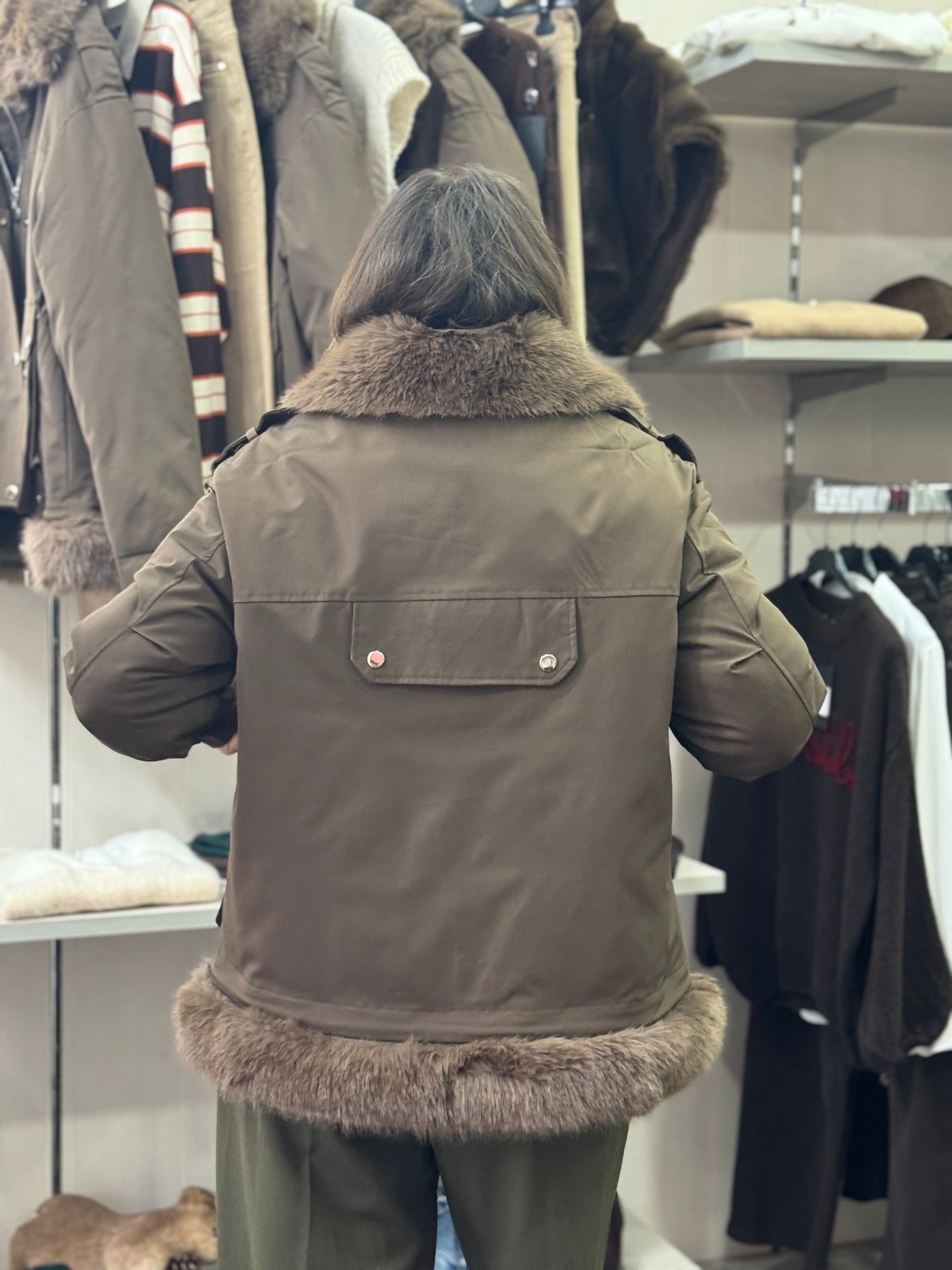 Giubbotto Canada cioccolato