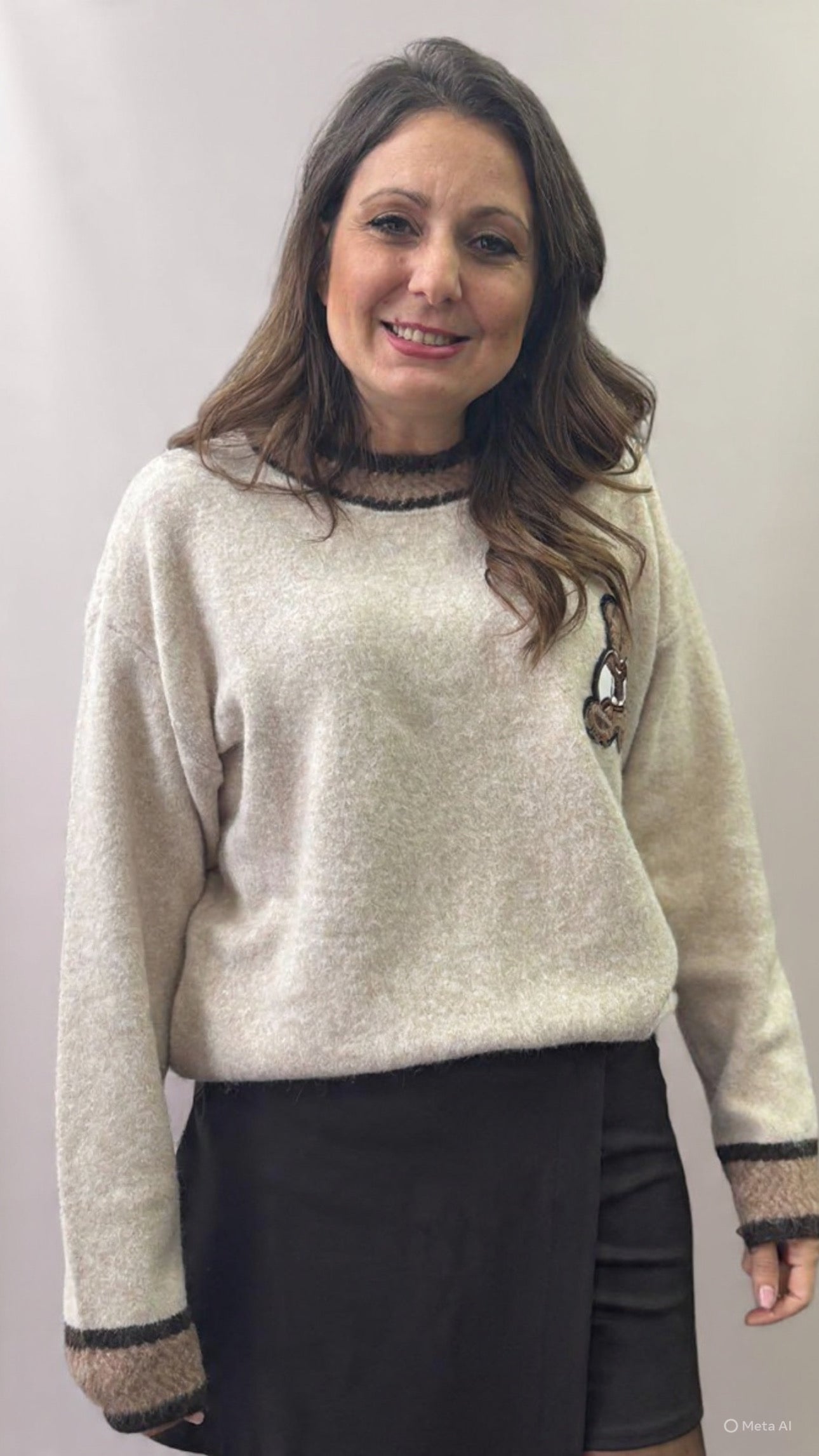 Maglioncino Teddy beige