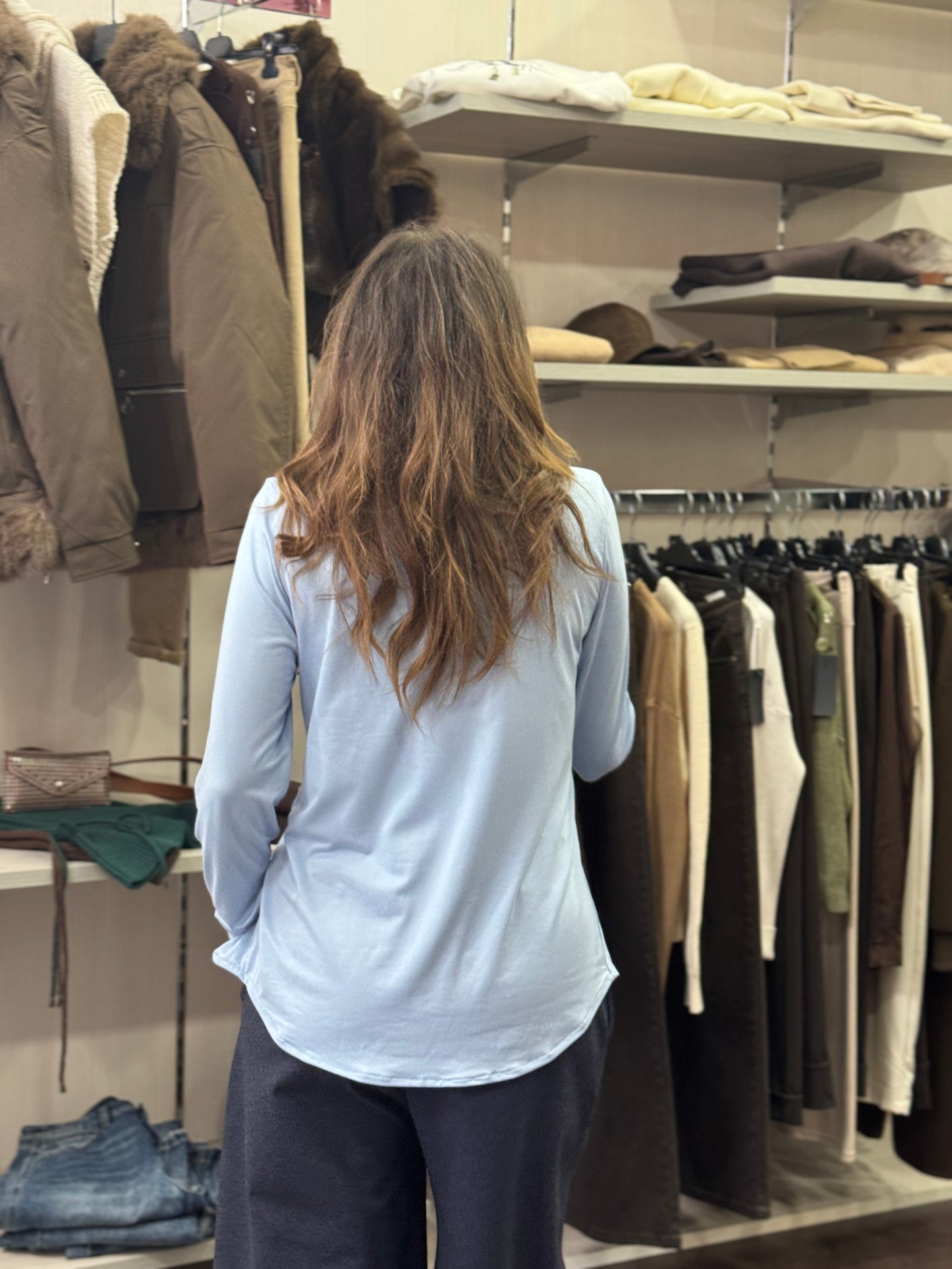 Camicia celeste Ferrara