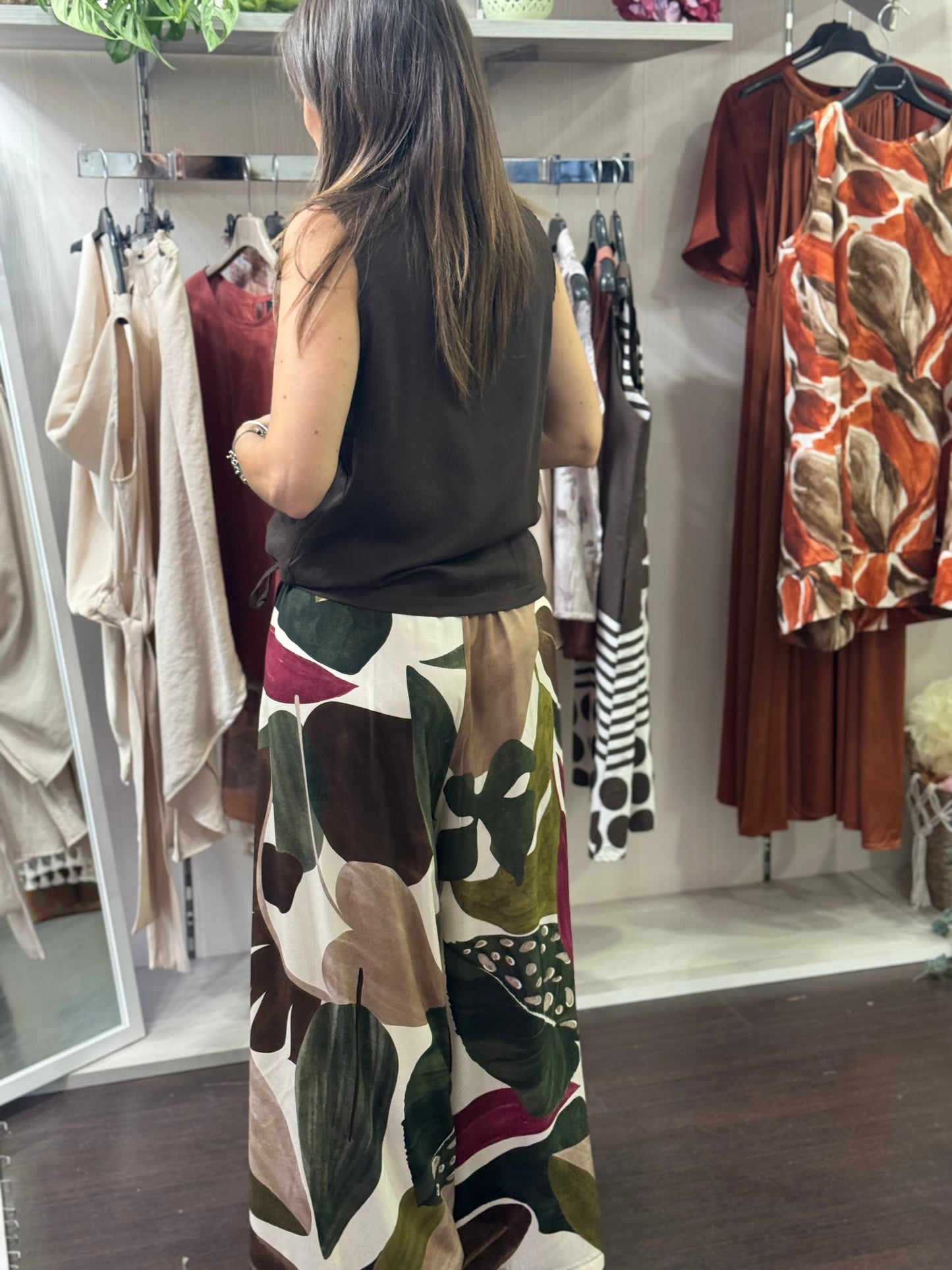 Blusa portafoglio cioccolato