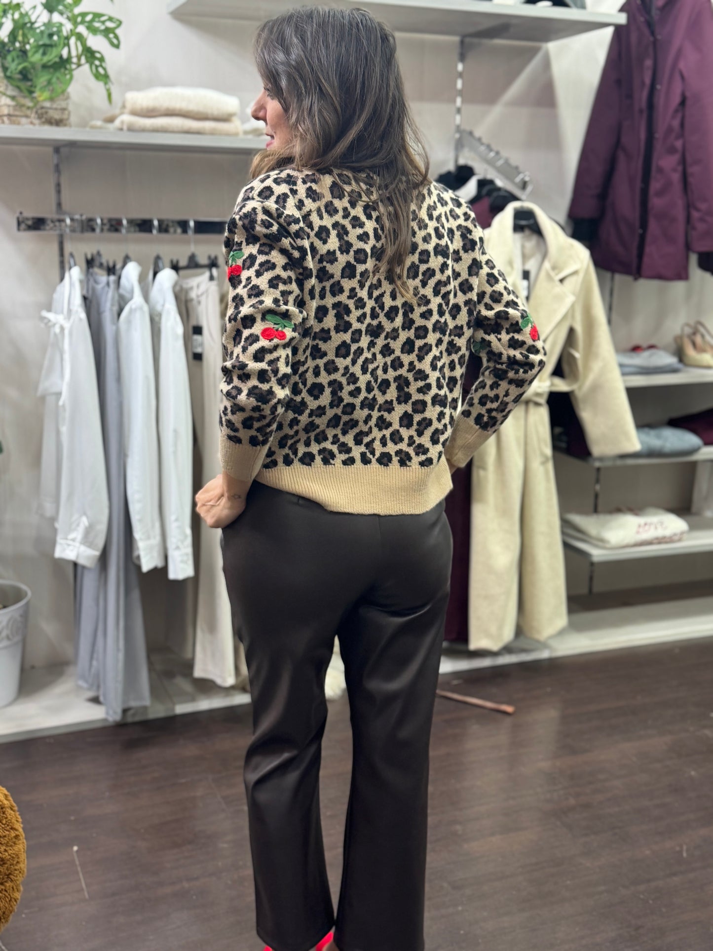 Maglioncino Animalier Ciliegia