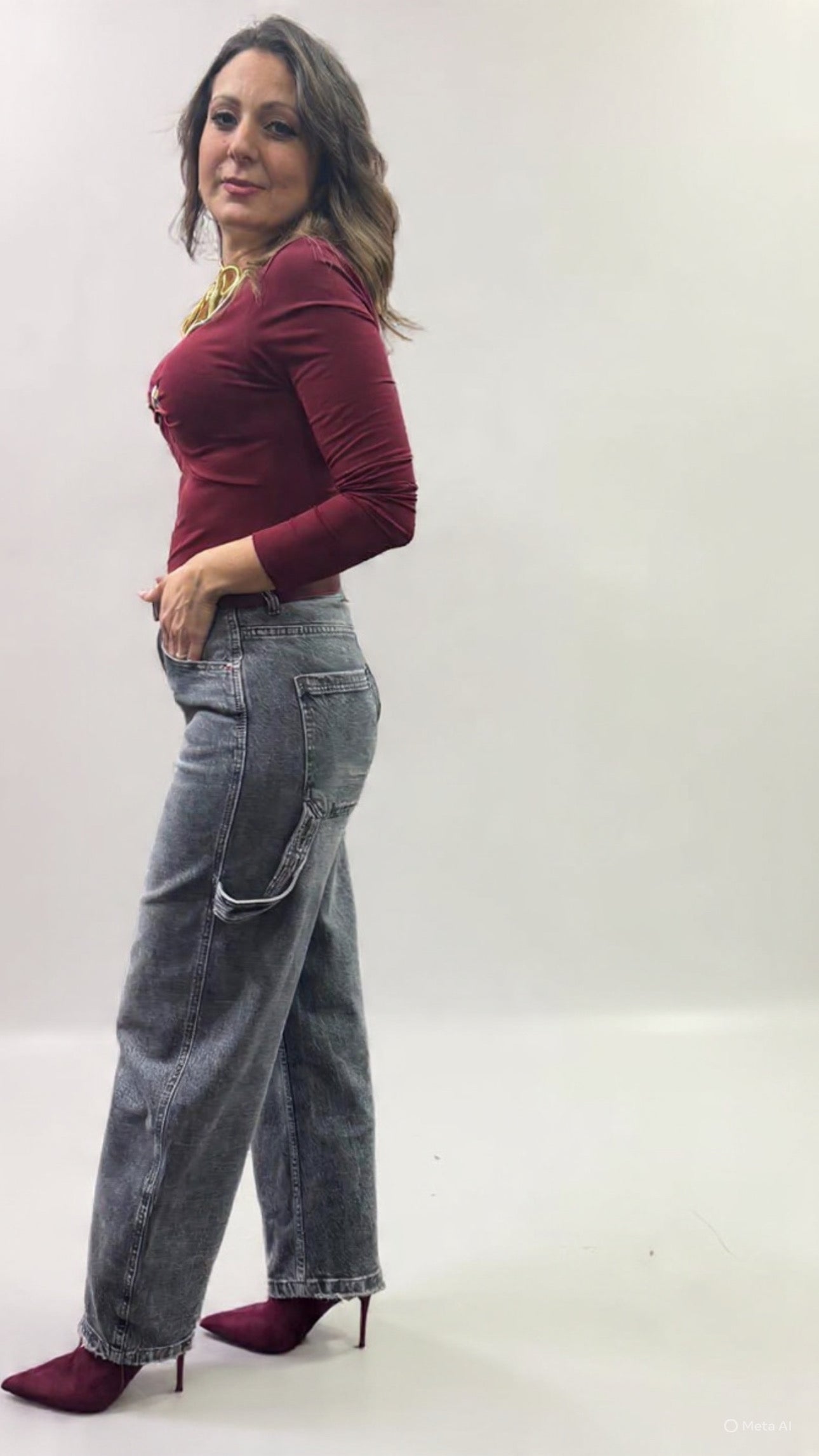 Jeans New York grigio