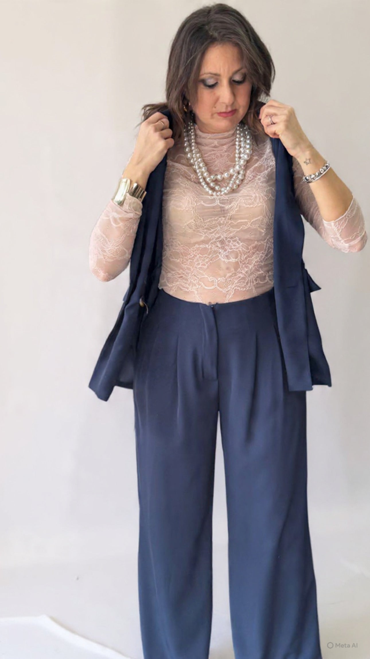 Pantalone cady blu