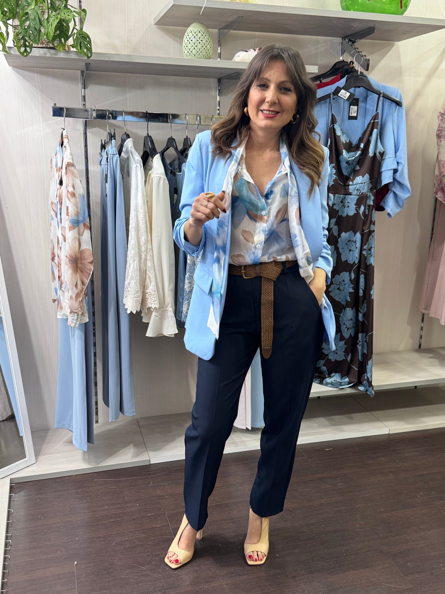 Pantalone Lea blu