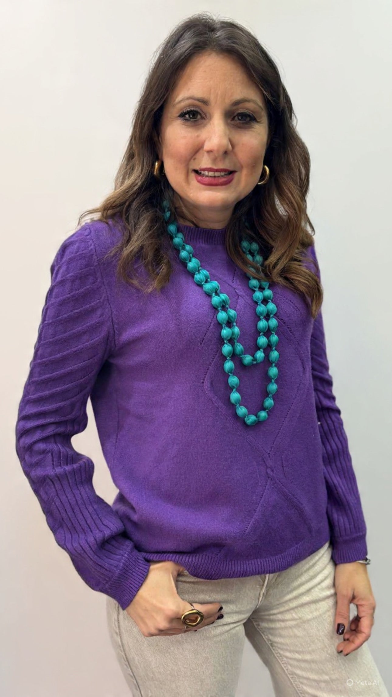 Maglioncino Australia viola