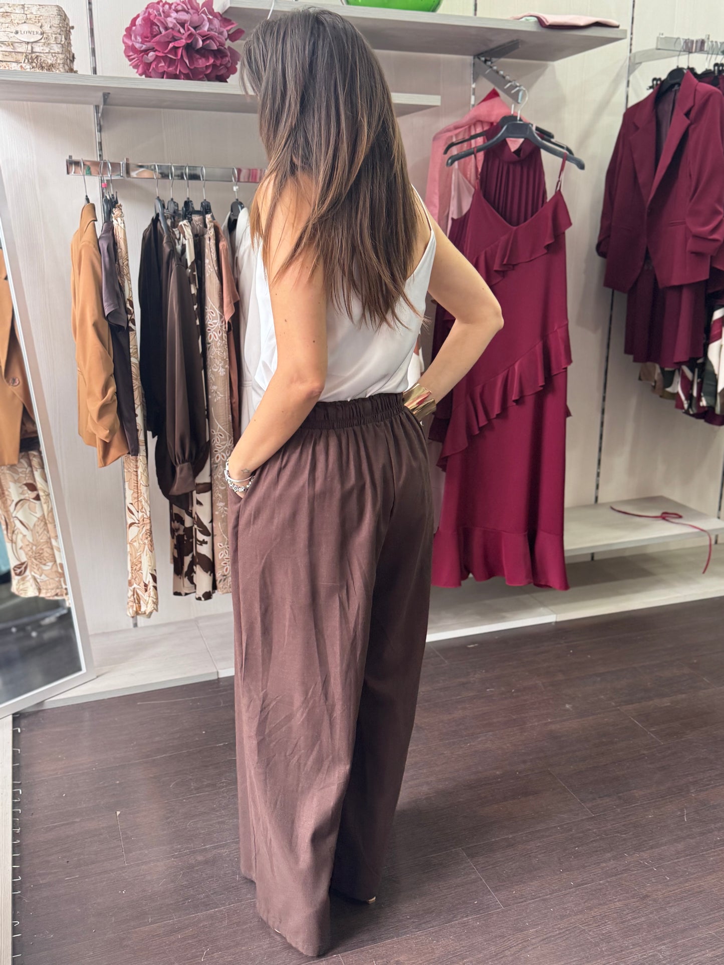 Top basic bianco