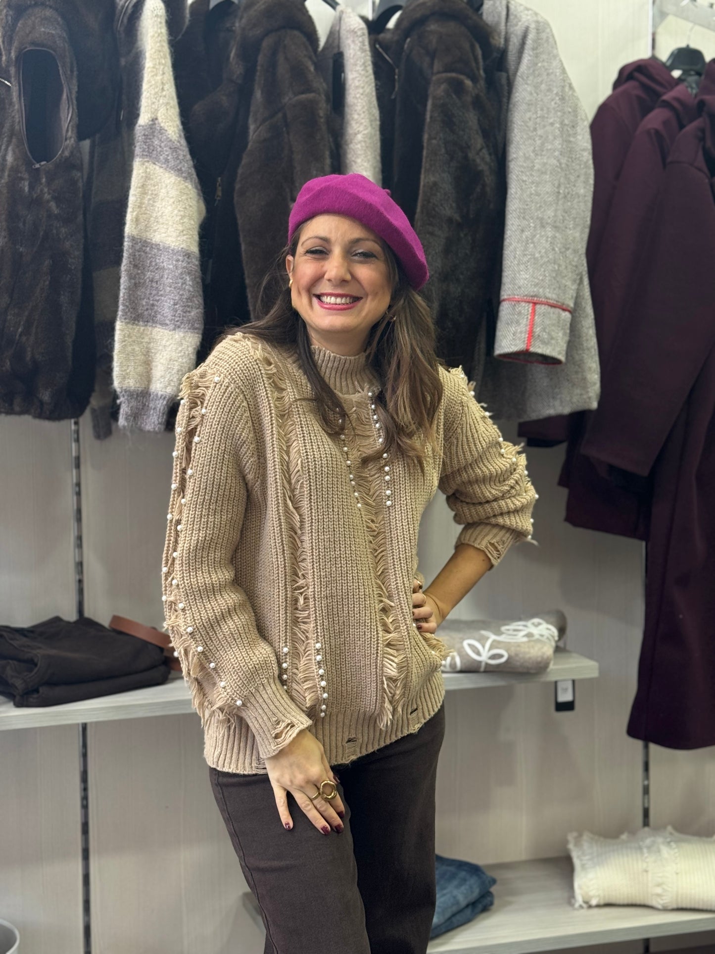 Maglioncino Gravina cappuccino