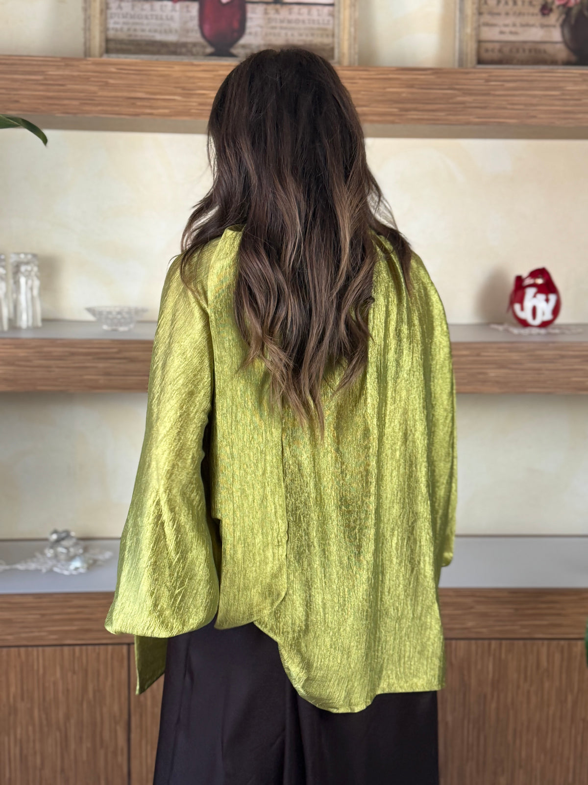 Blusa pistacchio