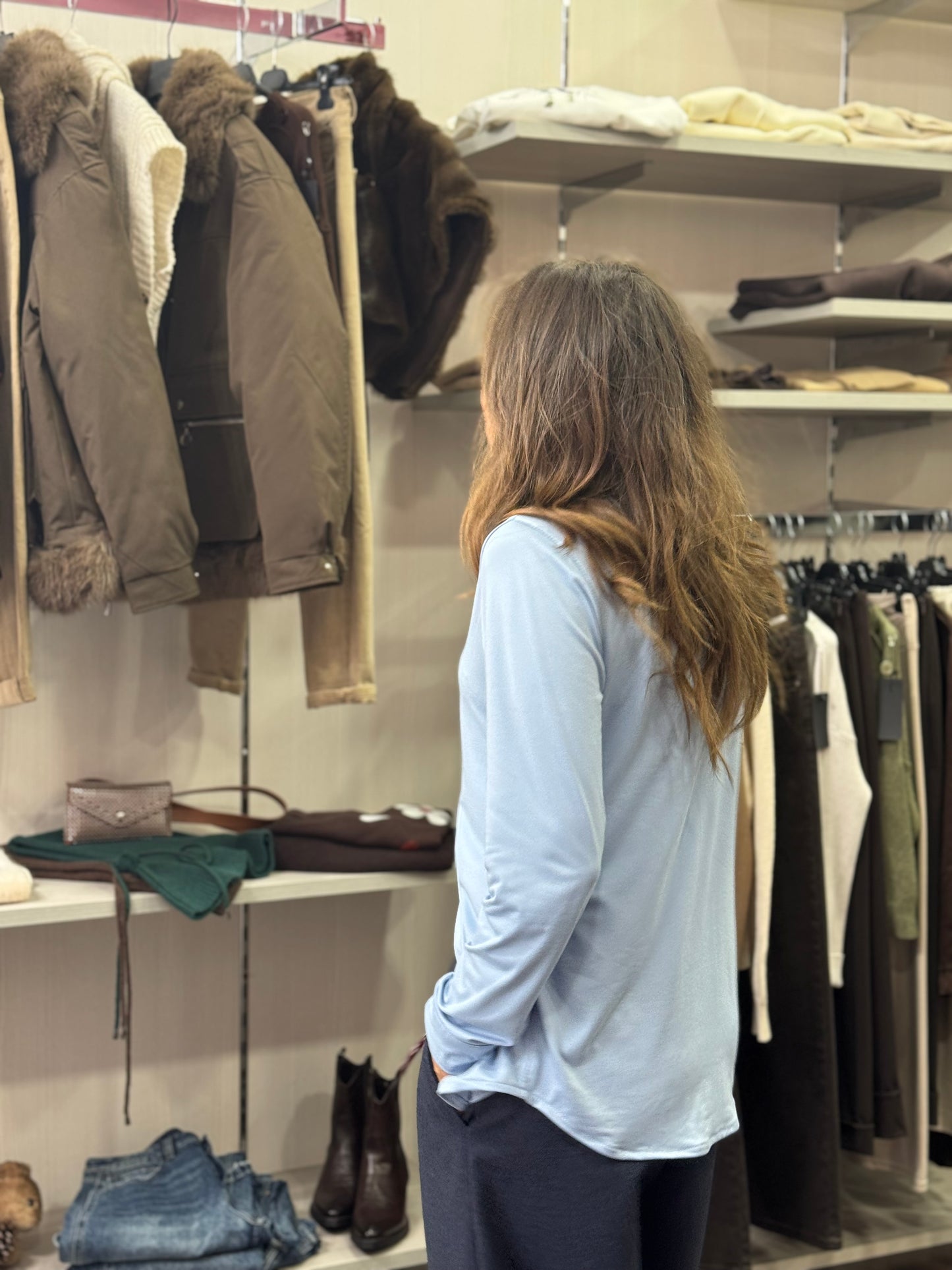 Camicia celeste Ferrara