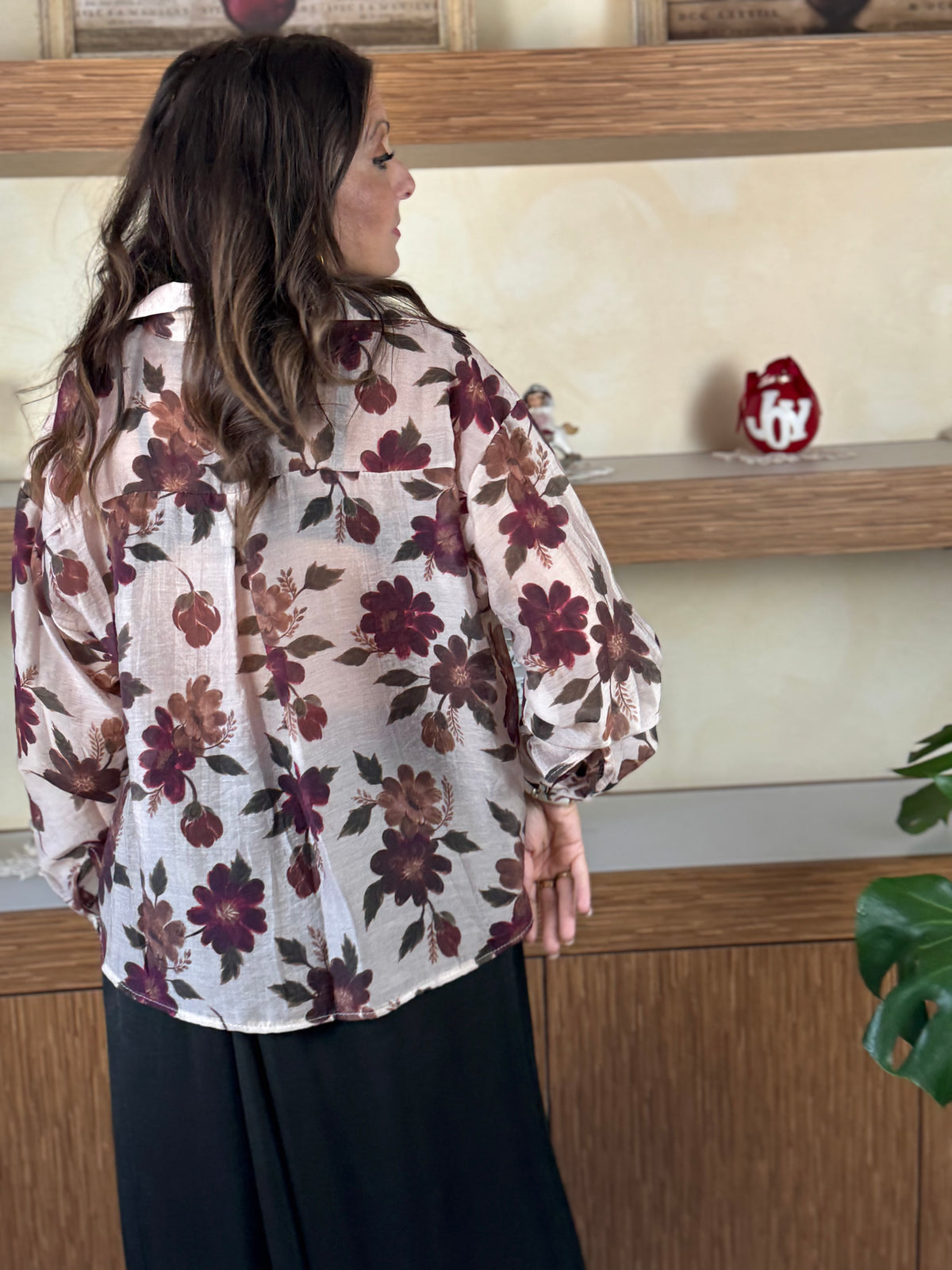 Camicia fiori