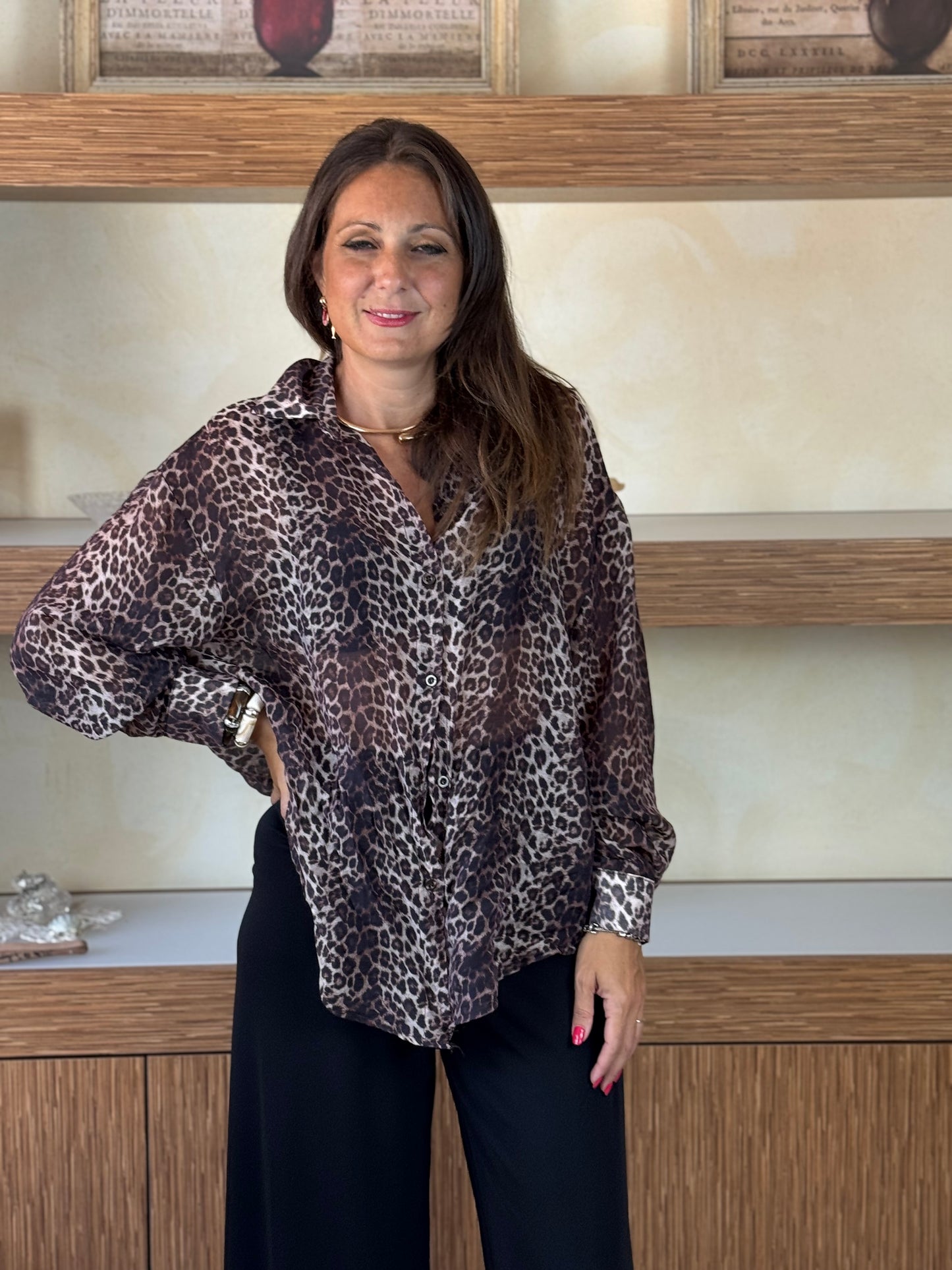 Camicia animalier