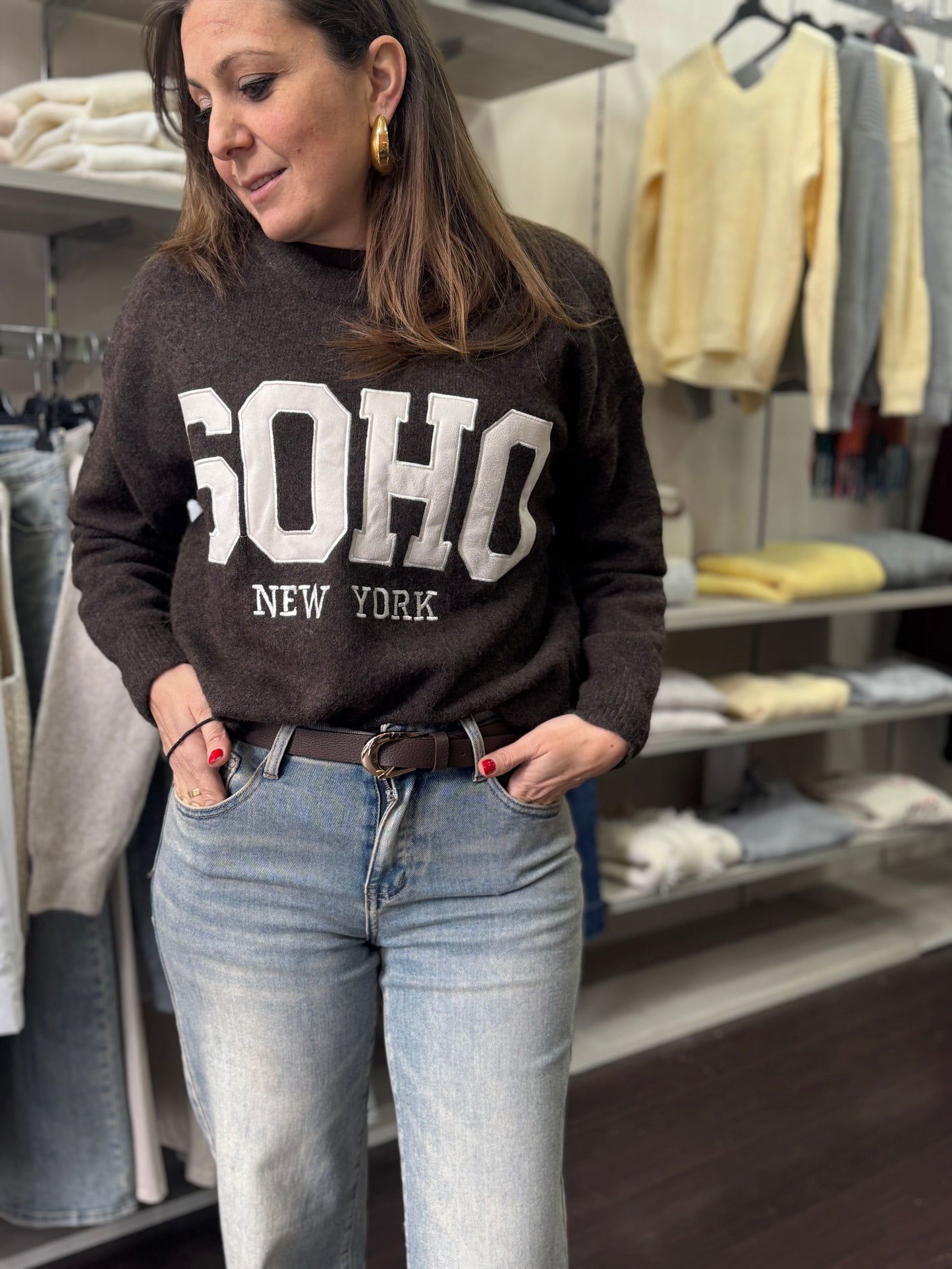 Maglioncino Soho cioccolato