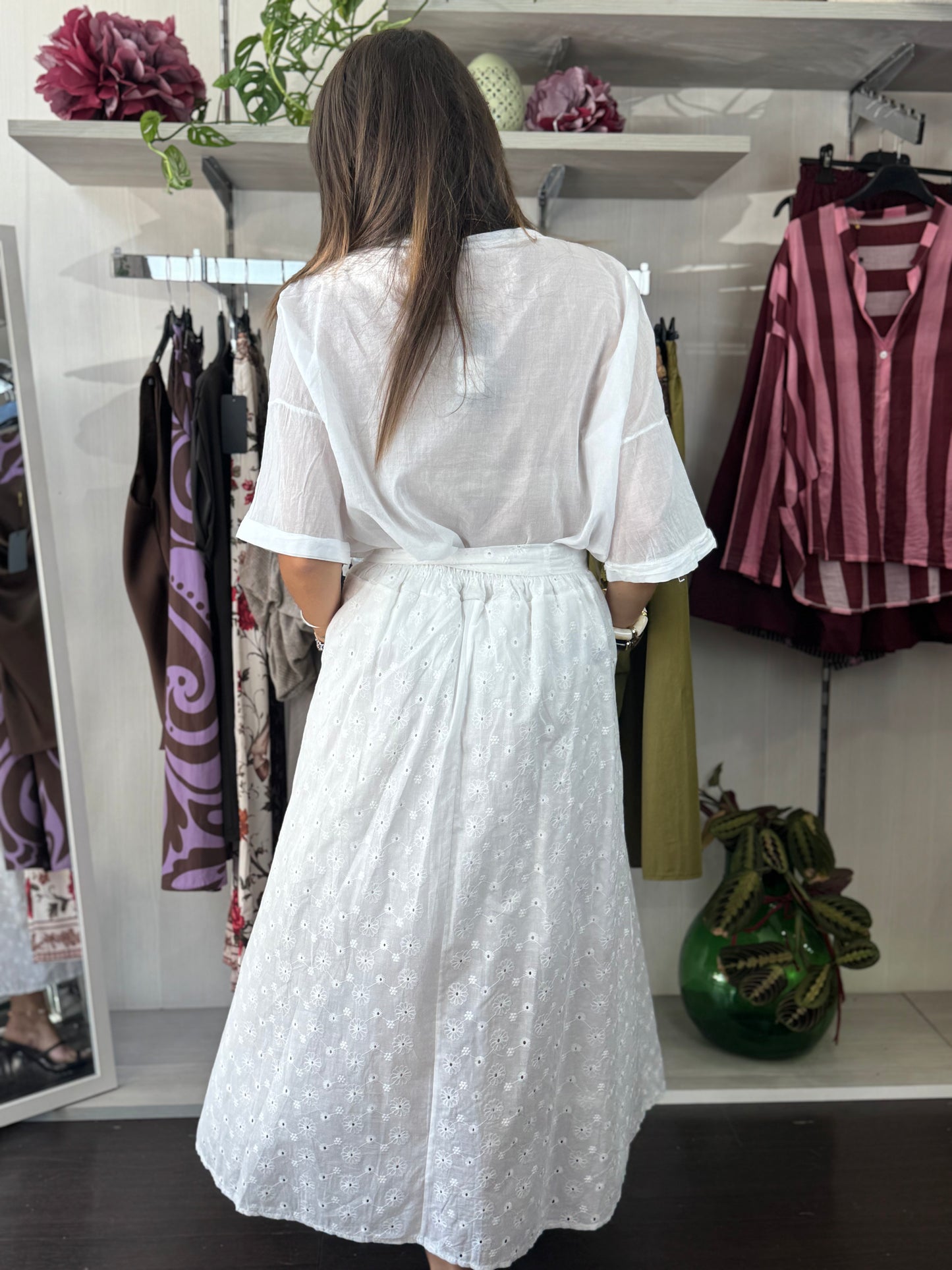 Gonnellone bianco