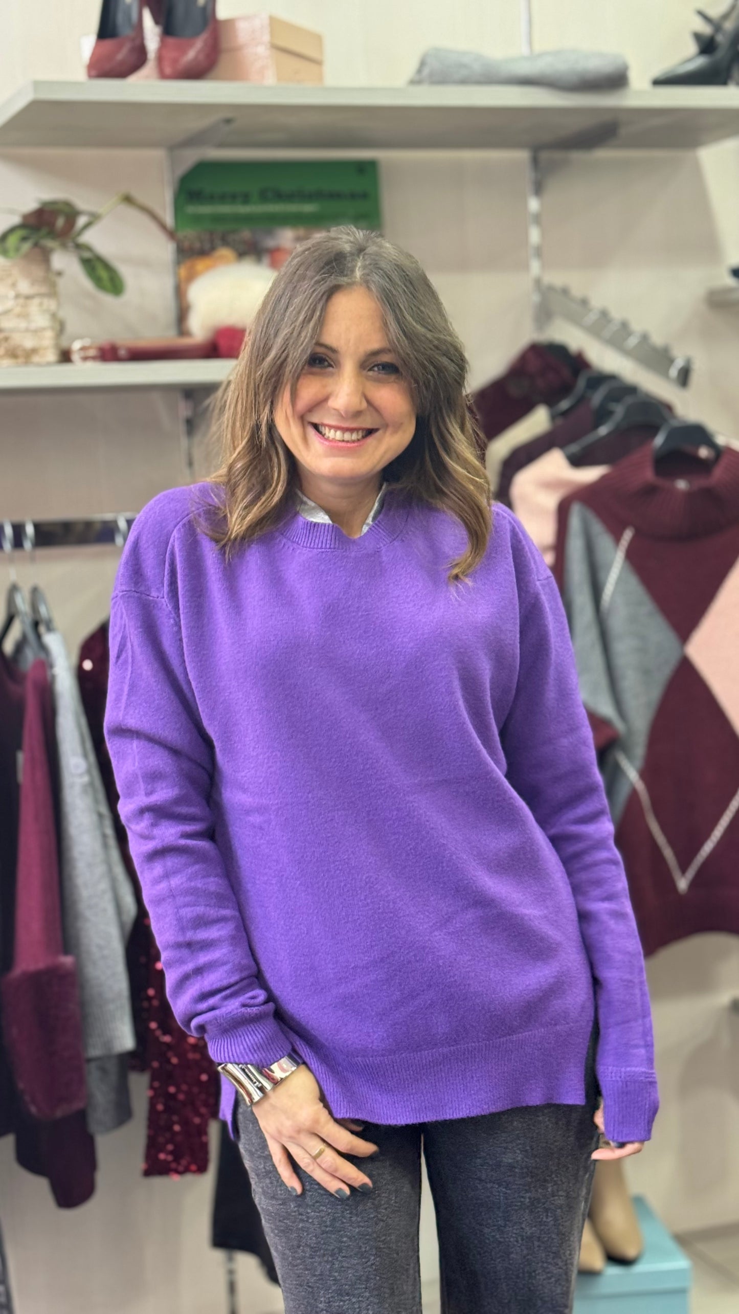 Maglioncino Australia viola