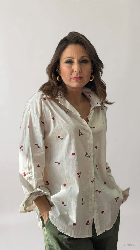 Camicia ciliegia