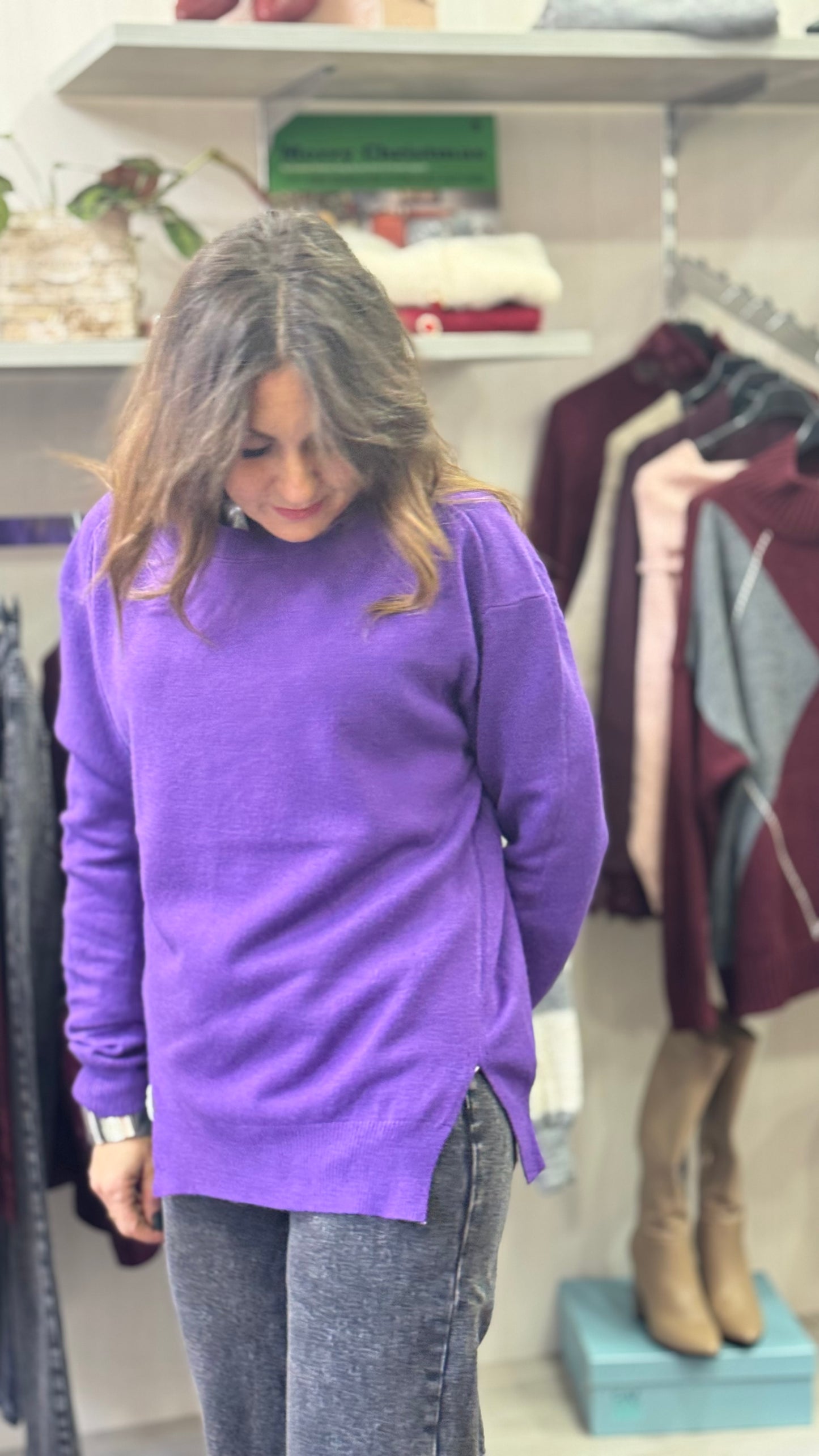 Maglioncino Australia viola