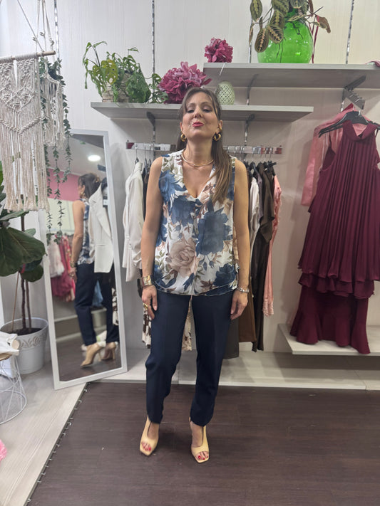 Pantalone Lea blu