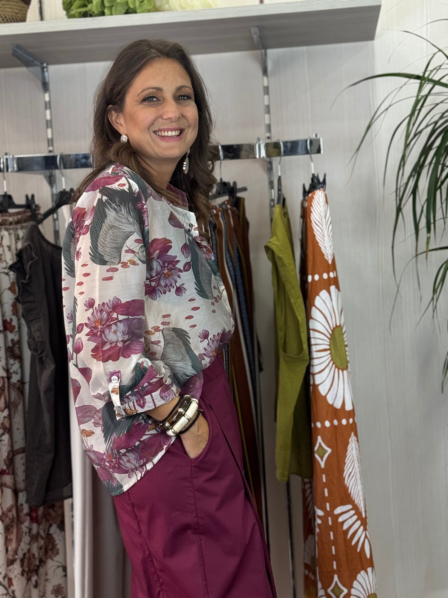 Camicia fiore di loto