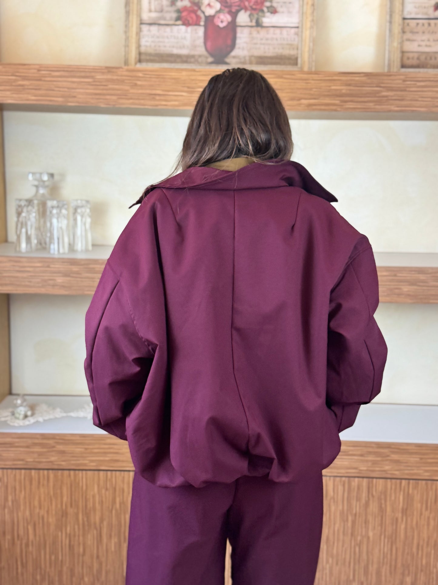 Bomber bordeaux