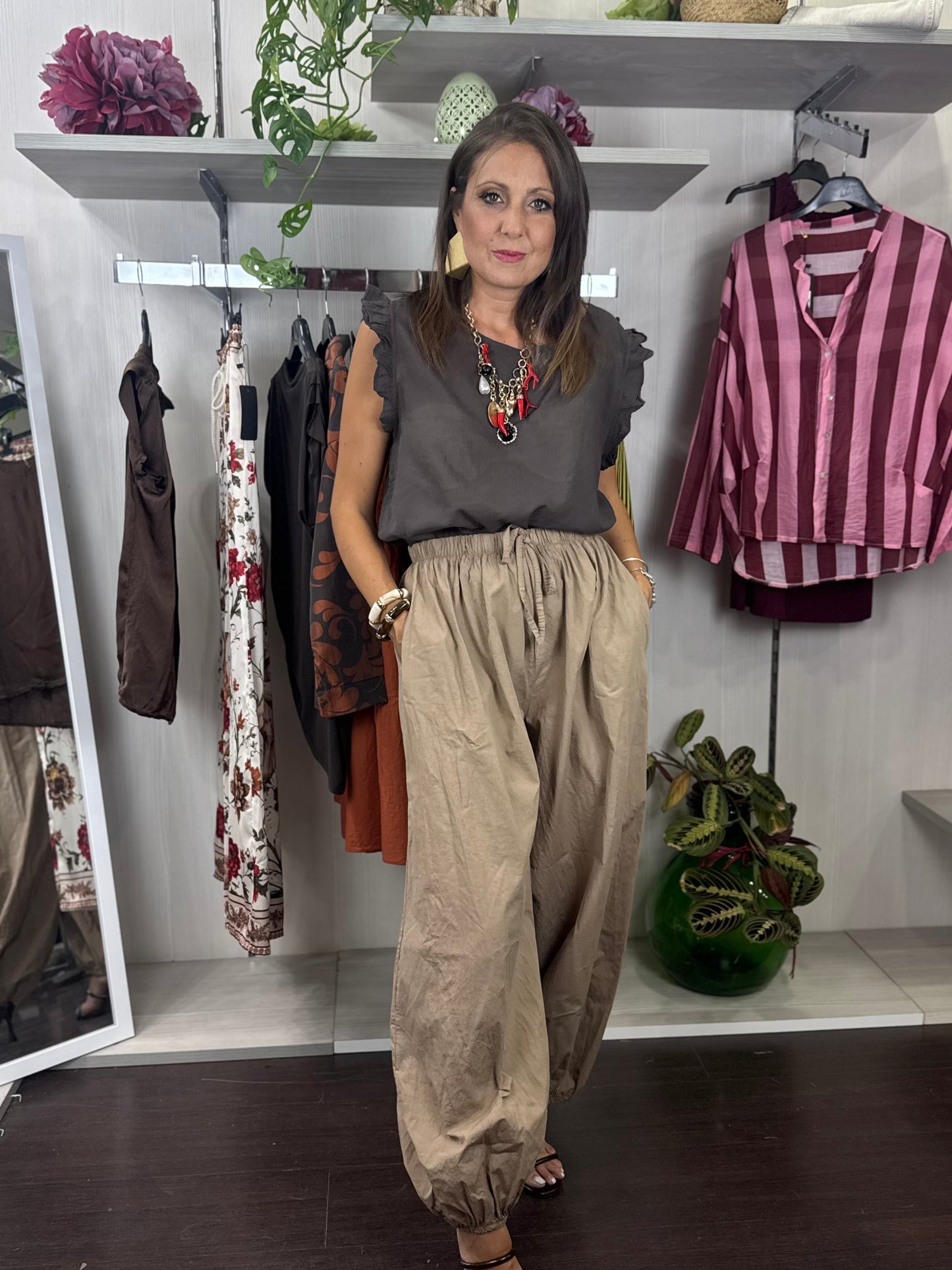 Pantalone cappuccino baloon