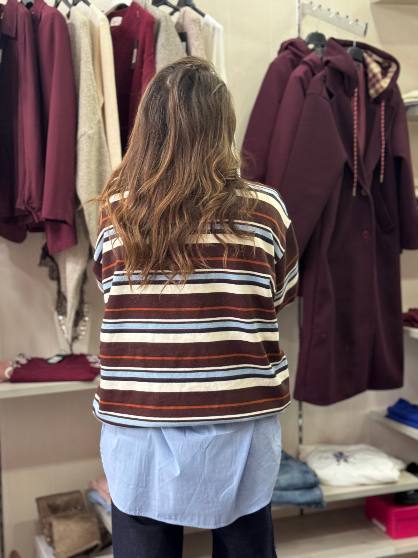 Maglioncino/polo Cambridge celeste