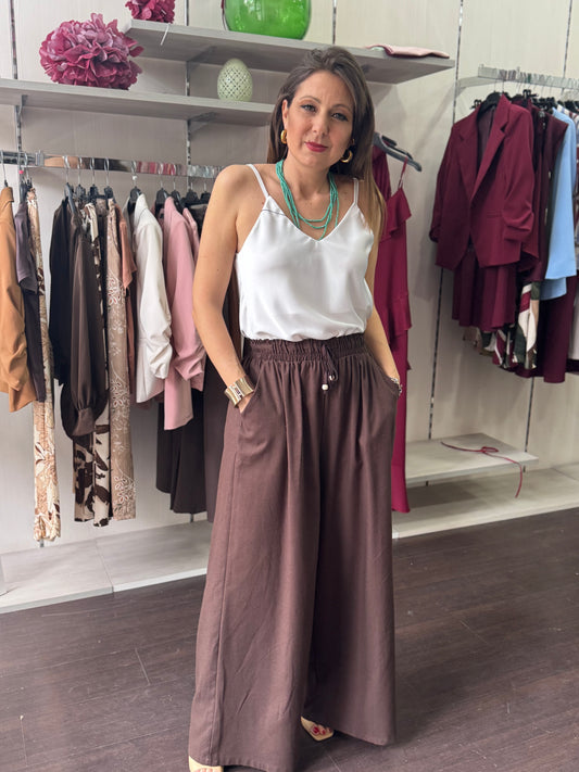 Top basic bianco