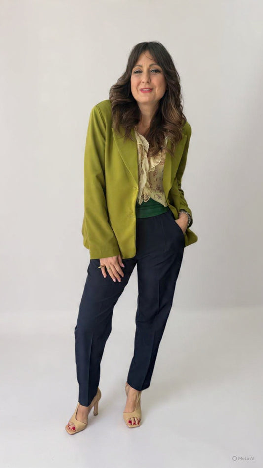 Blazer verde olio