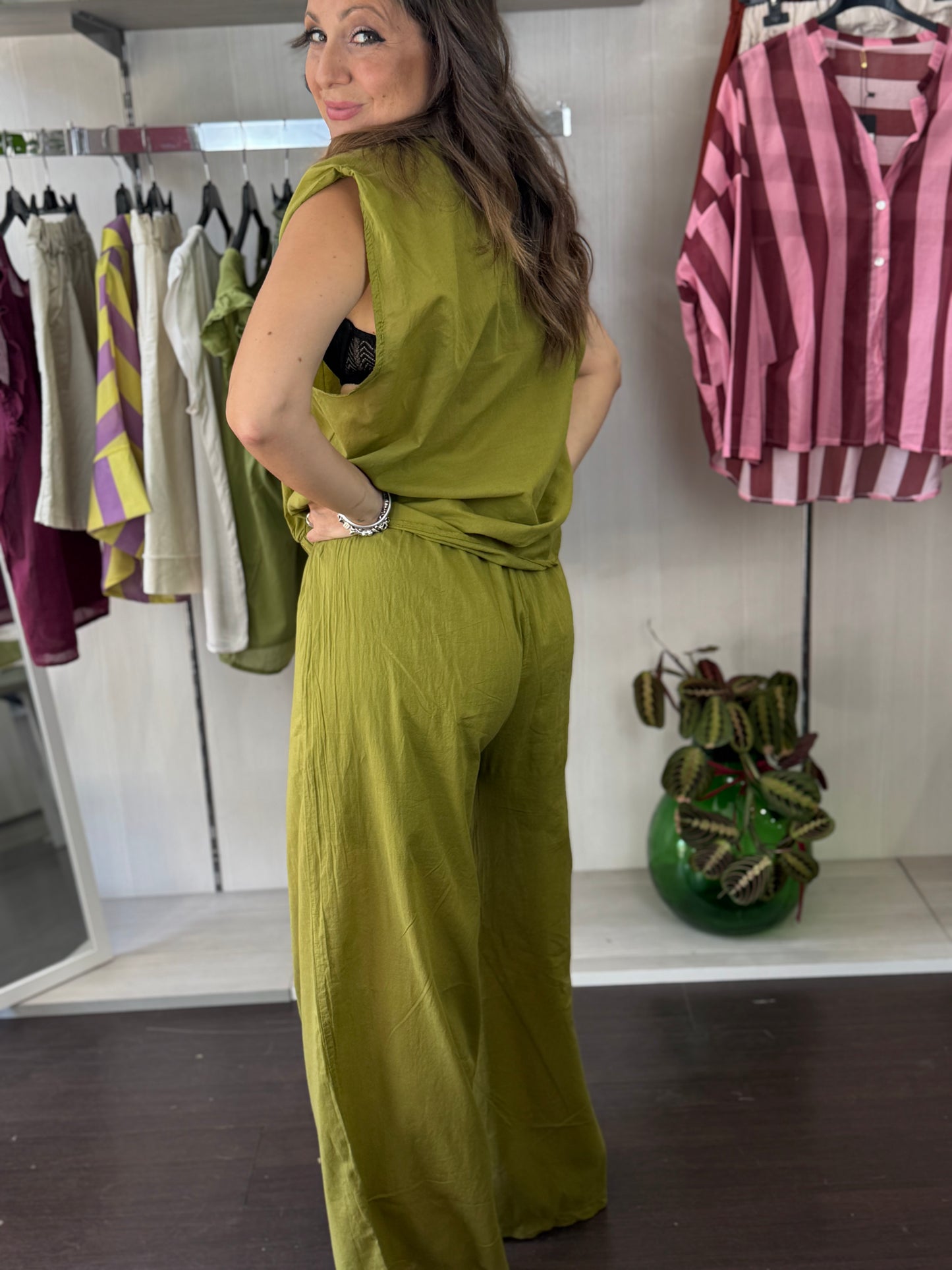 Pantalone mussola