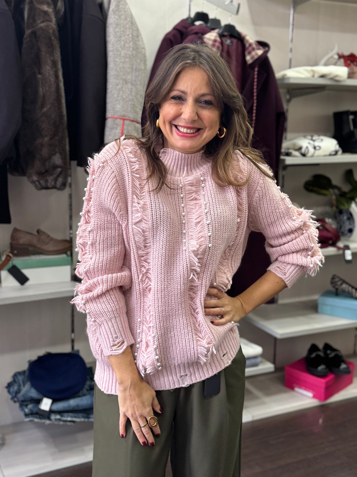 Maglioncino Gravina rosa