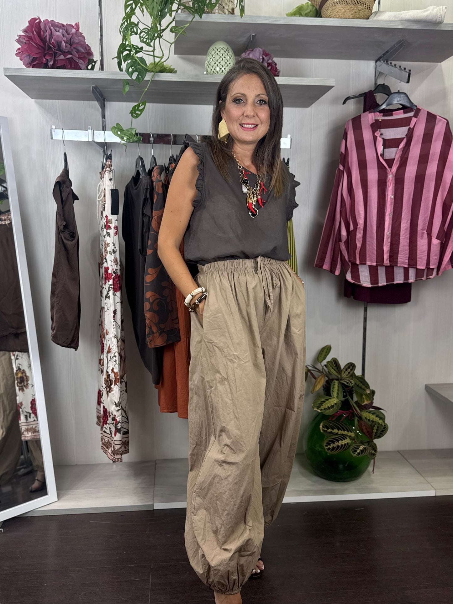Pantalone cappuccino baloon