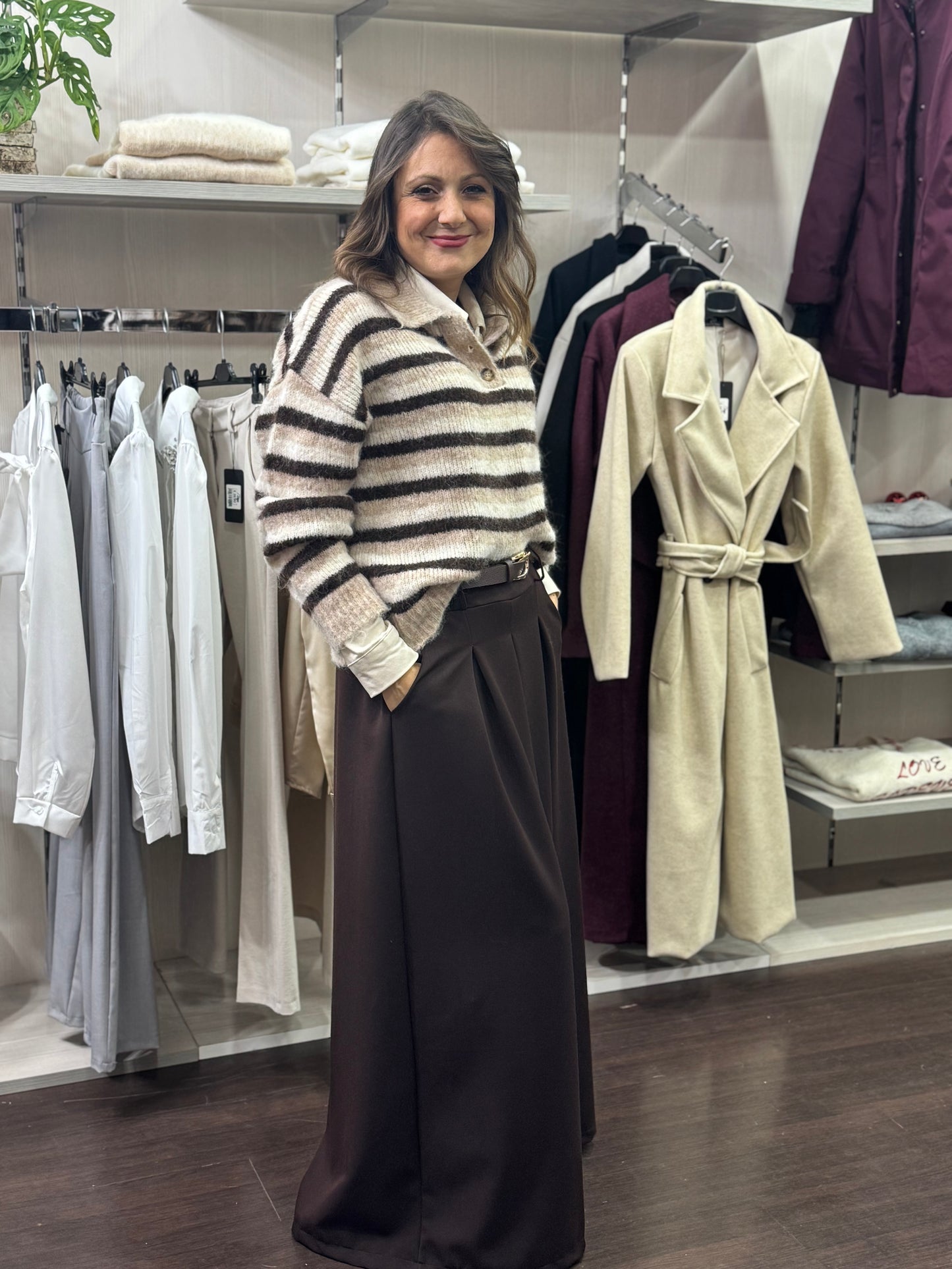 Gonna Pantalone cioccolato