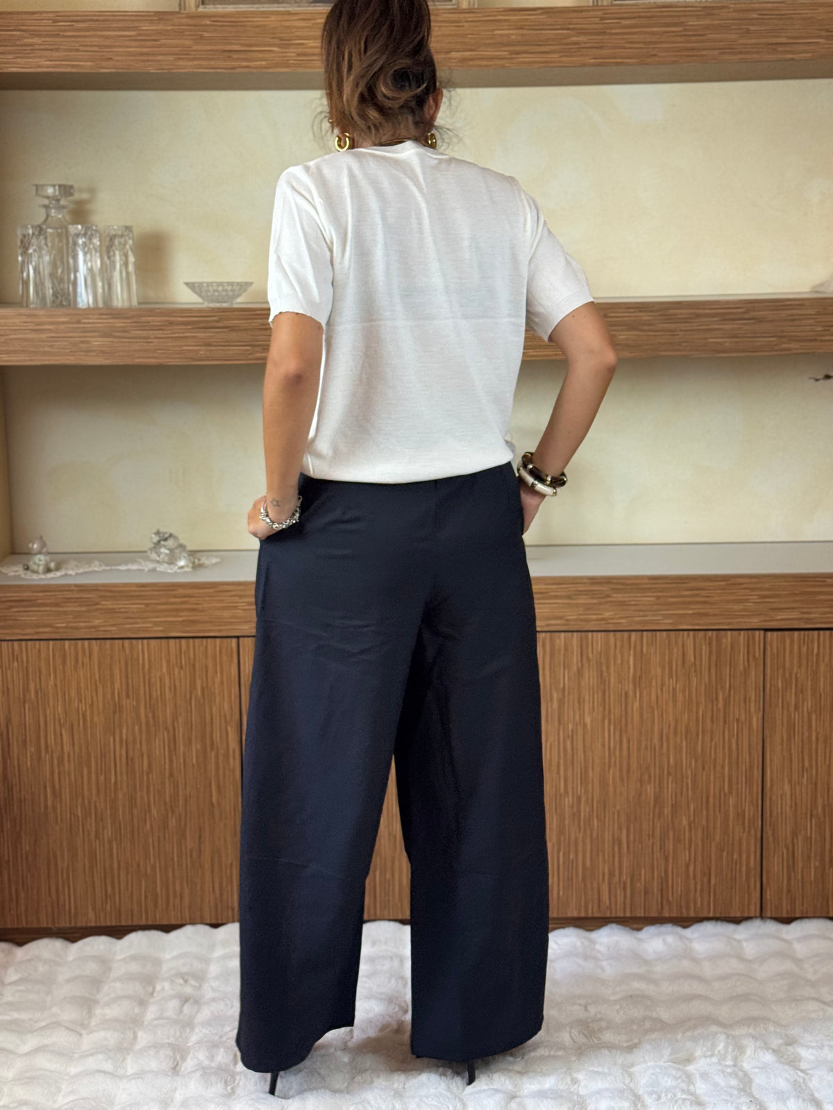 Pantalone Baloon blu