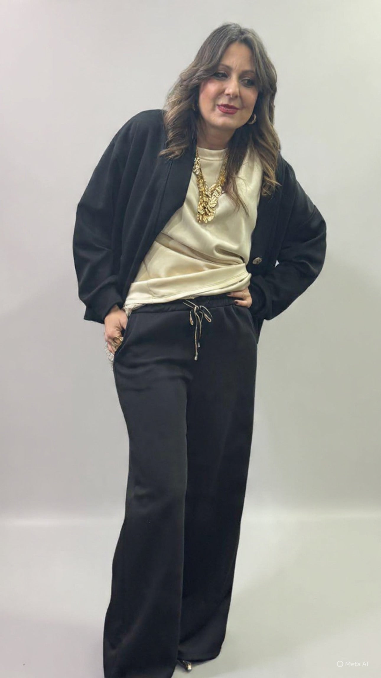 Pantalone Checca nero