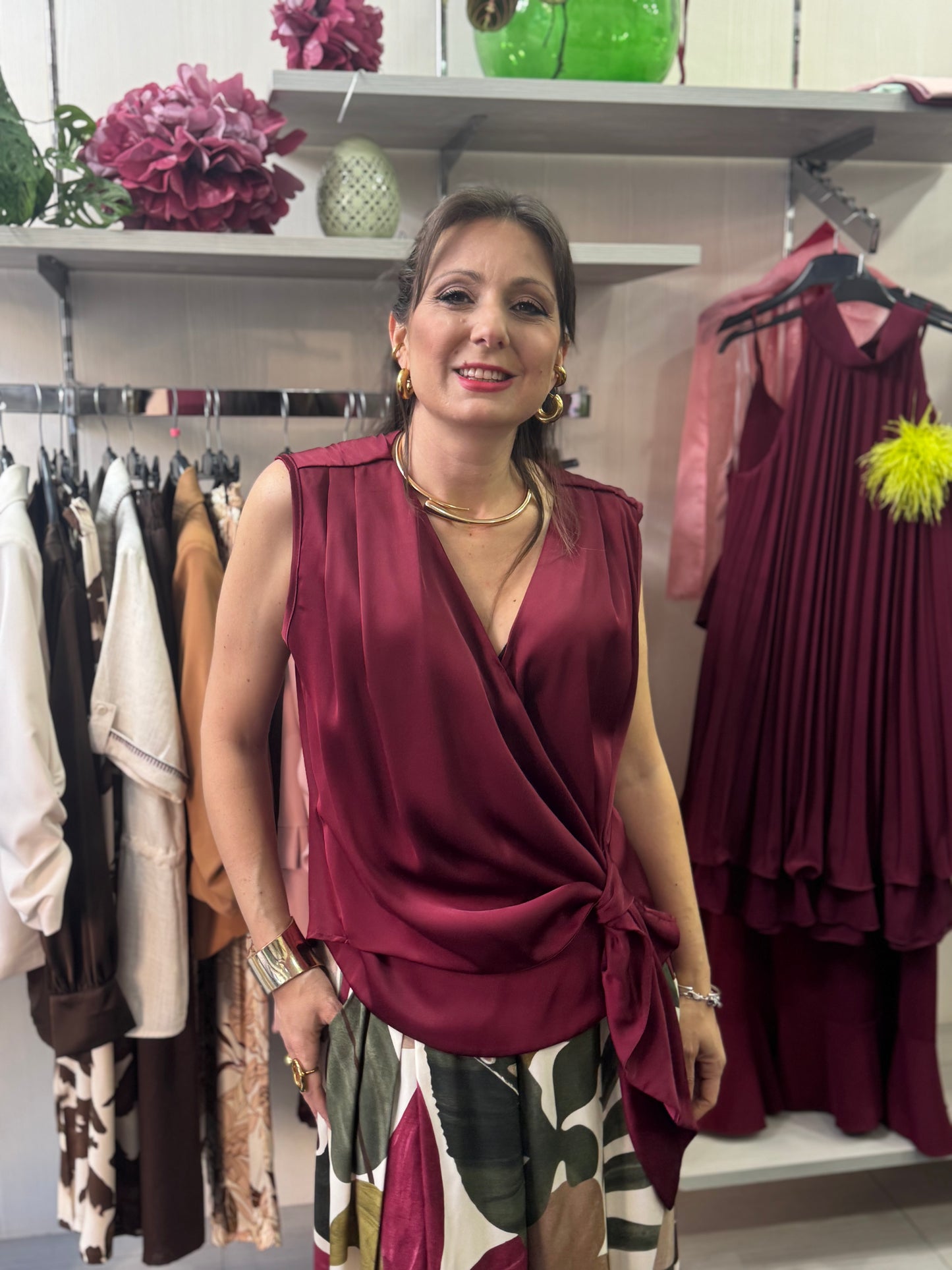 Top asola bordeaux