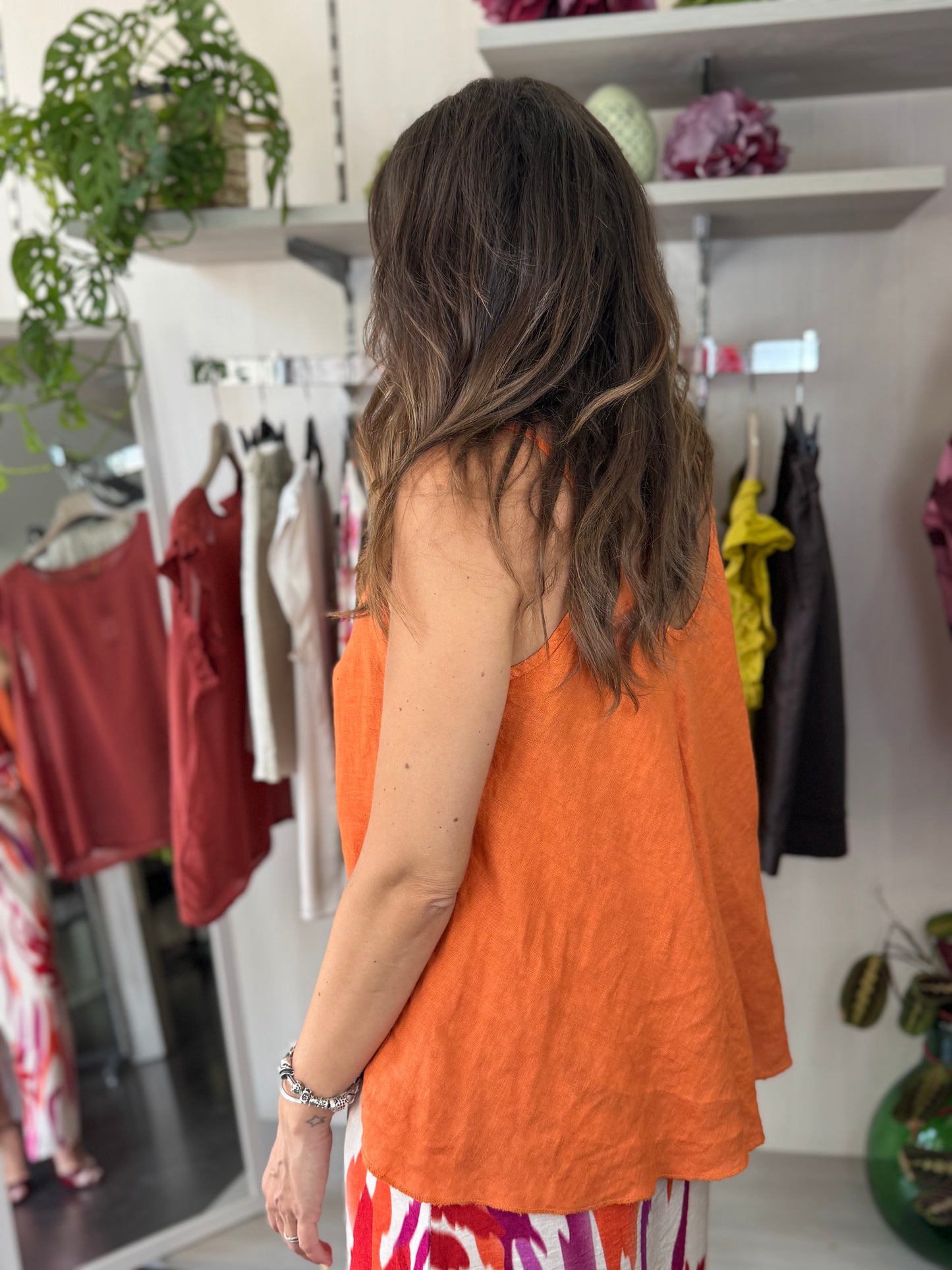 Top arancio
